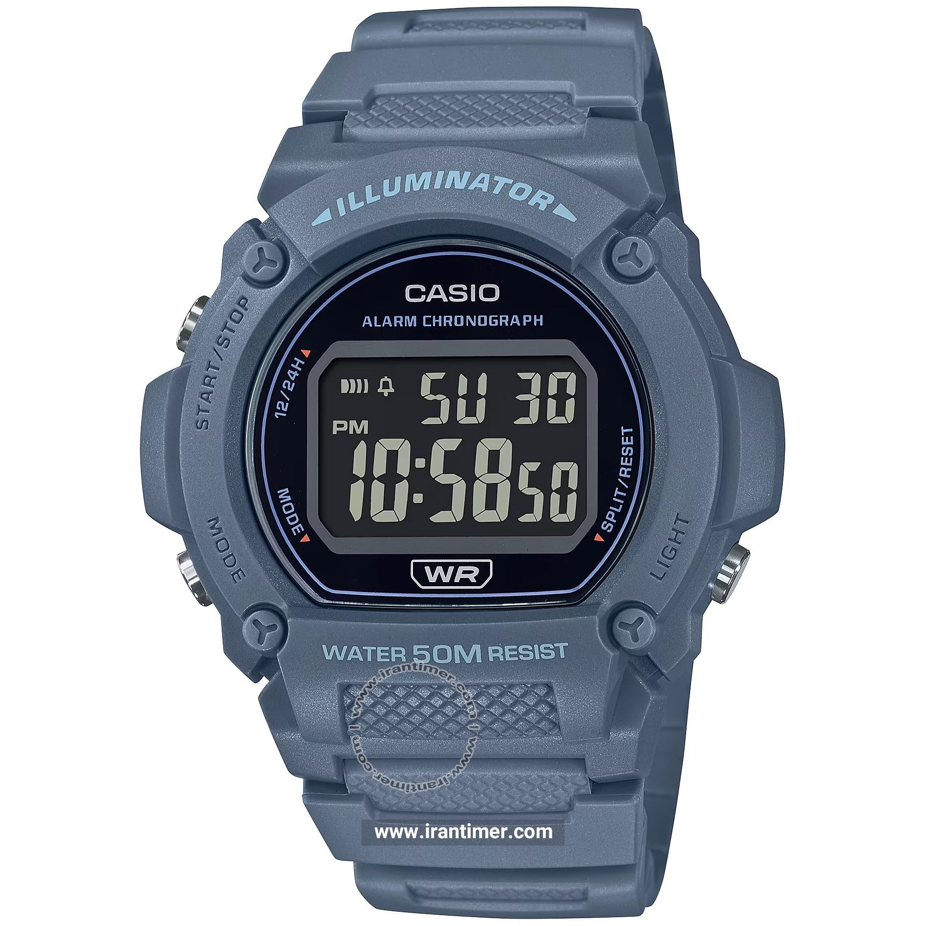 قیمت و خرید ساعت مچی مردانه کاسیو (CASIO) جنرال مدل W-219HC-2BVDF اسپرت | اورجینال و اصلی