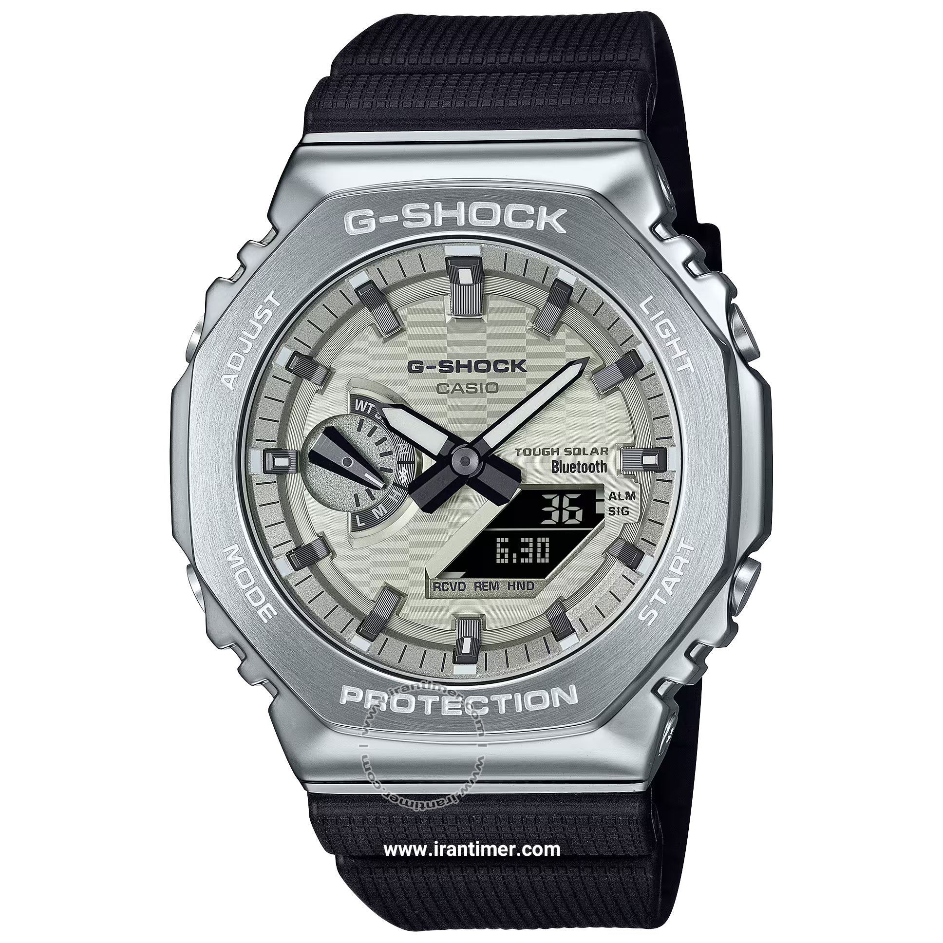 9fafb6c808db4499890b6fa124895e6c قیمت و خرید ساعت مچی مردانه کاسیو (CASIO) جی شاک مدل GBM-2100A-8BDR اسپرت | اورجینال و اصلی - تصویر 1