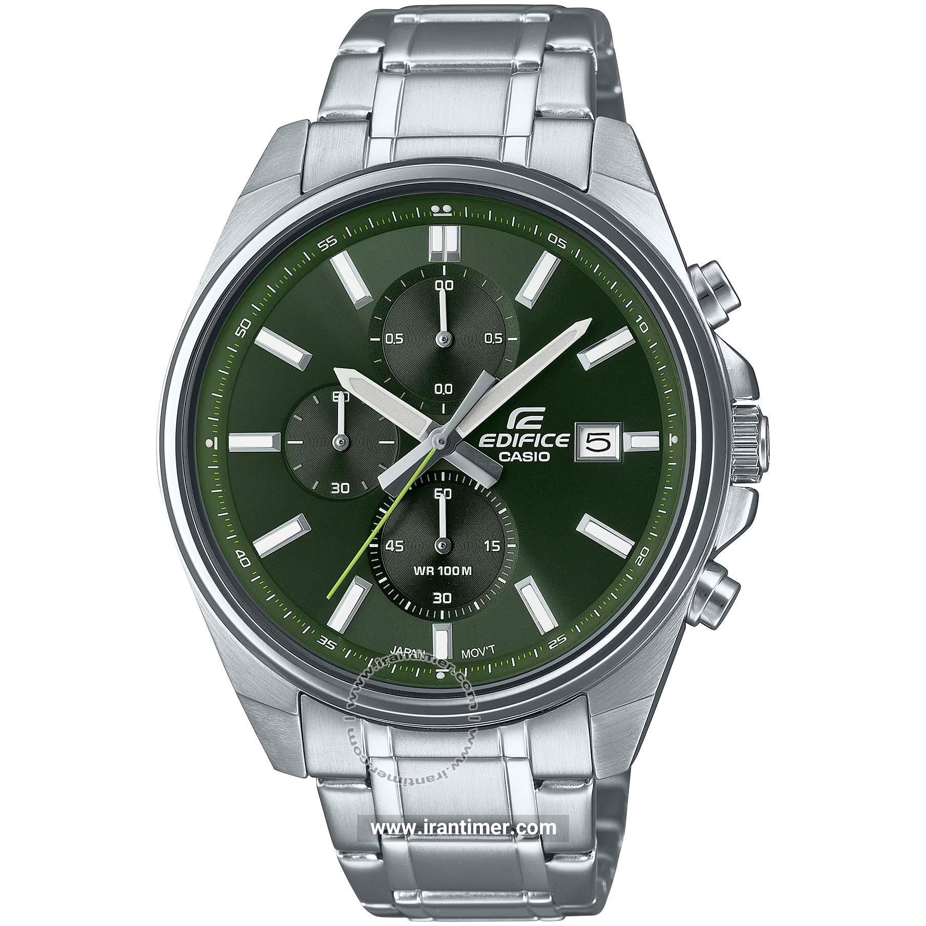 قیمت و خرید ساعت مچی مردانه کاسیو (CASIO) ادیفس(ادیفایس) مدل EFV-610D-3CVUDF کلاسیک | اورجینال و اصلی