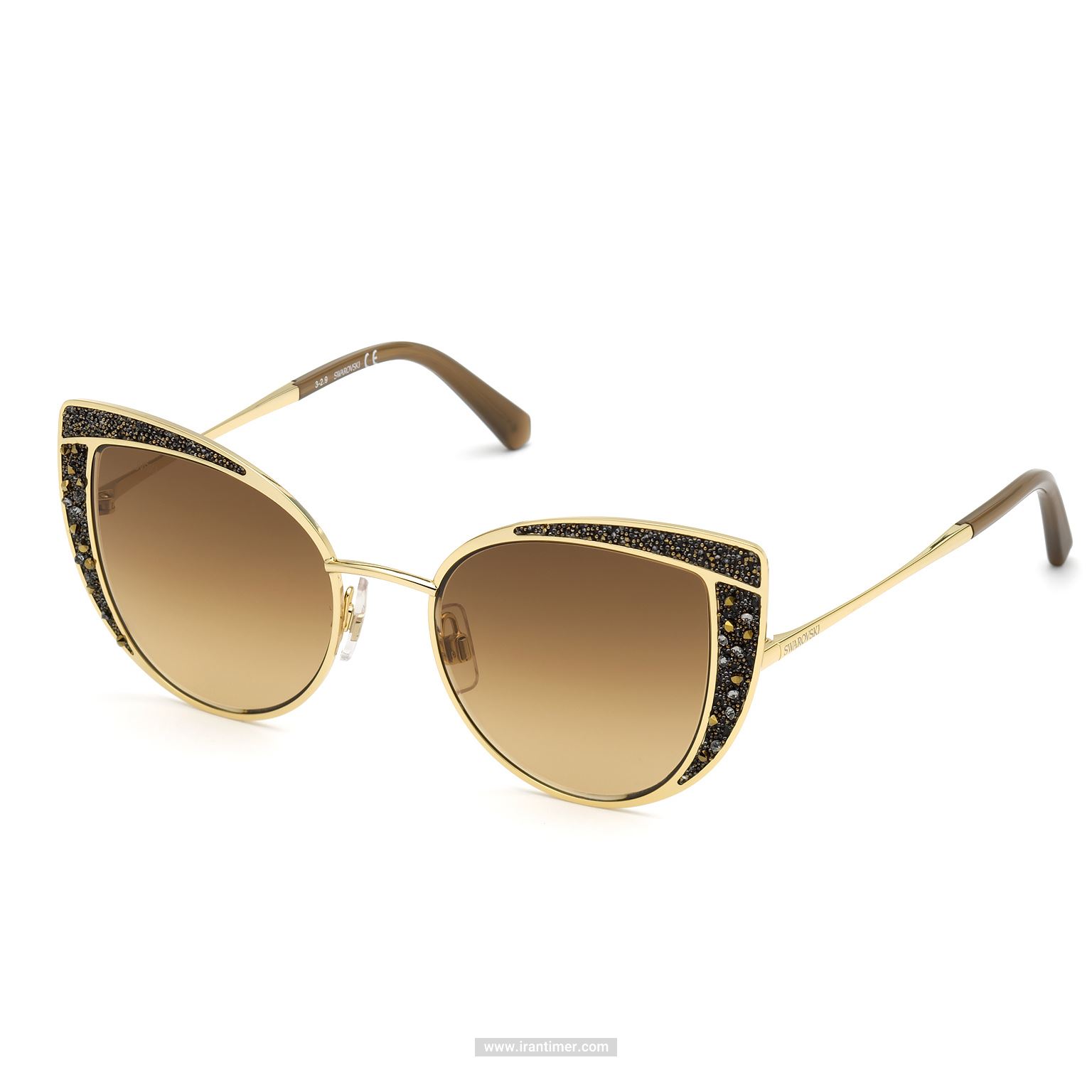 قیمت و خرید عینک آفتابی زنانه فشن (SWAROVSKI) مدل SK S 0282 30F 51 | اورجینال و اصلی