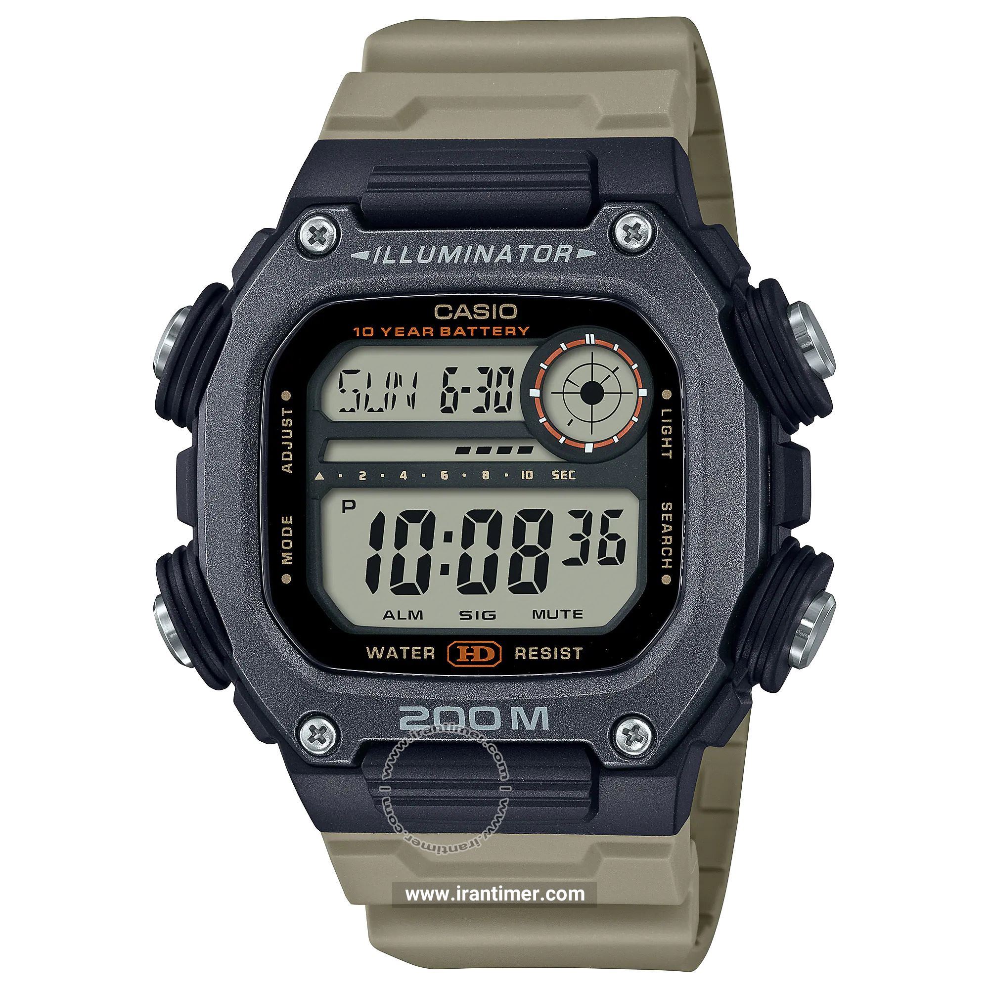 قیمت و خرید ساعت مچی مردانه کاسیو (CASIO) جنرال مدل DW-291HX-5AVDF اسپرت | اورجینال و اصلی