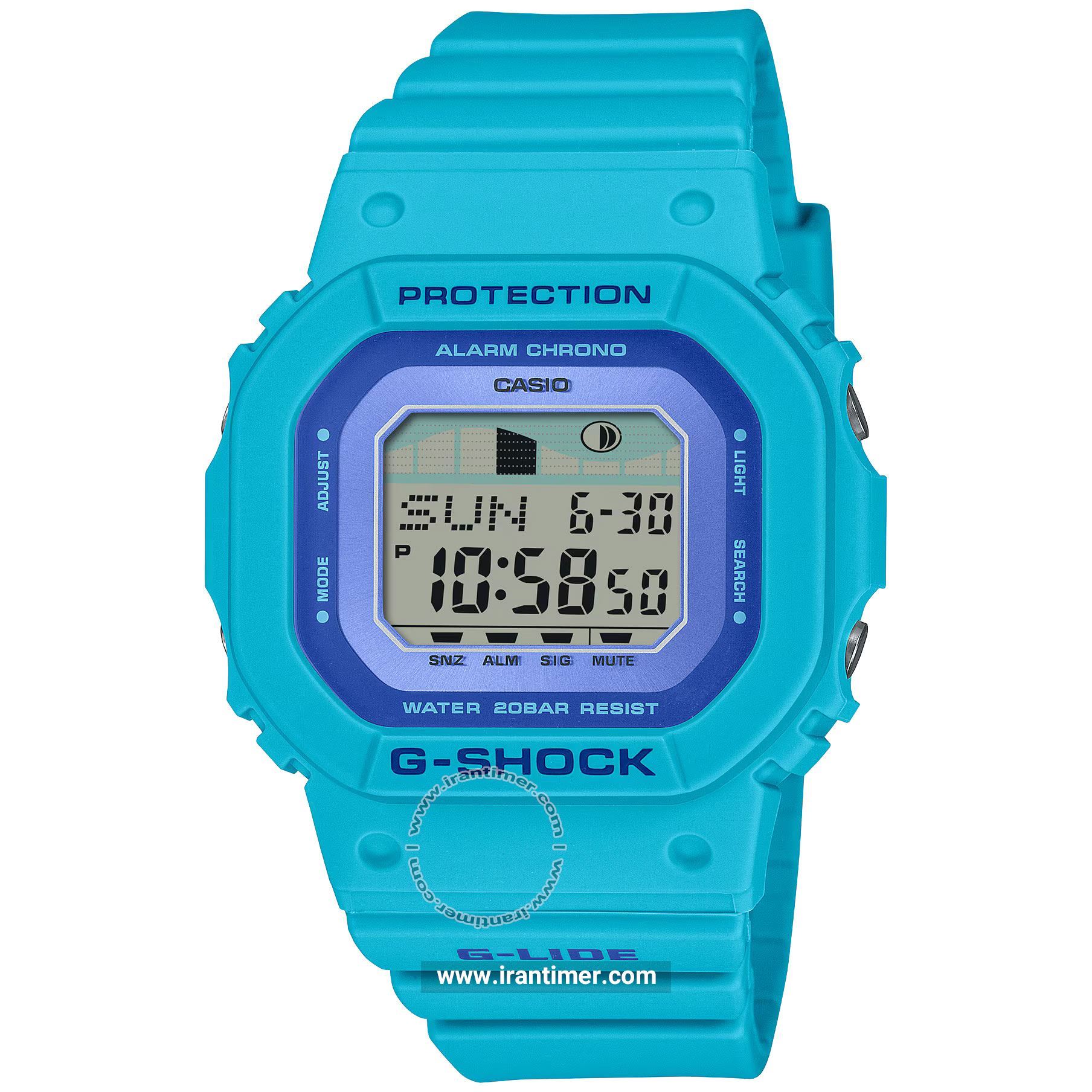 قیمت و خرید ساعت مچی زنانه کاسیو (CASIO) جی شاک مدل GLX-S5610-2DR اسپرت | اورجینال و اصلی