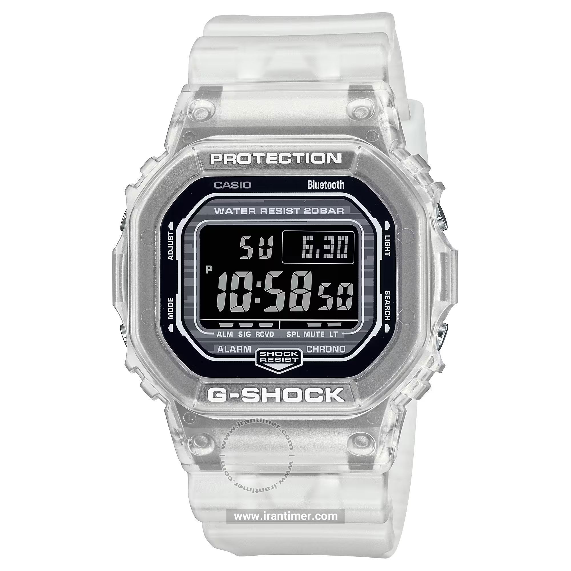 قیمت و خرید ساعت مچی مردانه کاسیو (CASIO) جی شاک مدل DW-B5600G-7DR اسپرت | اورجینال و اصلی
