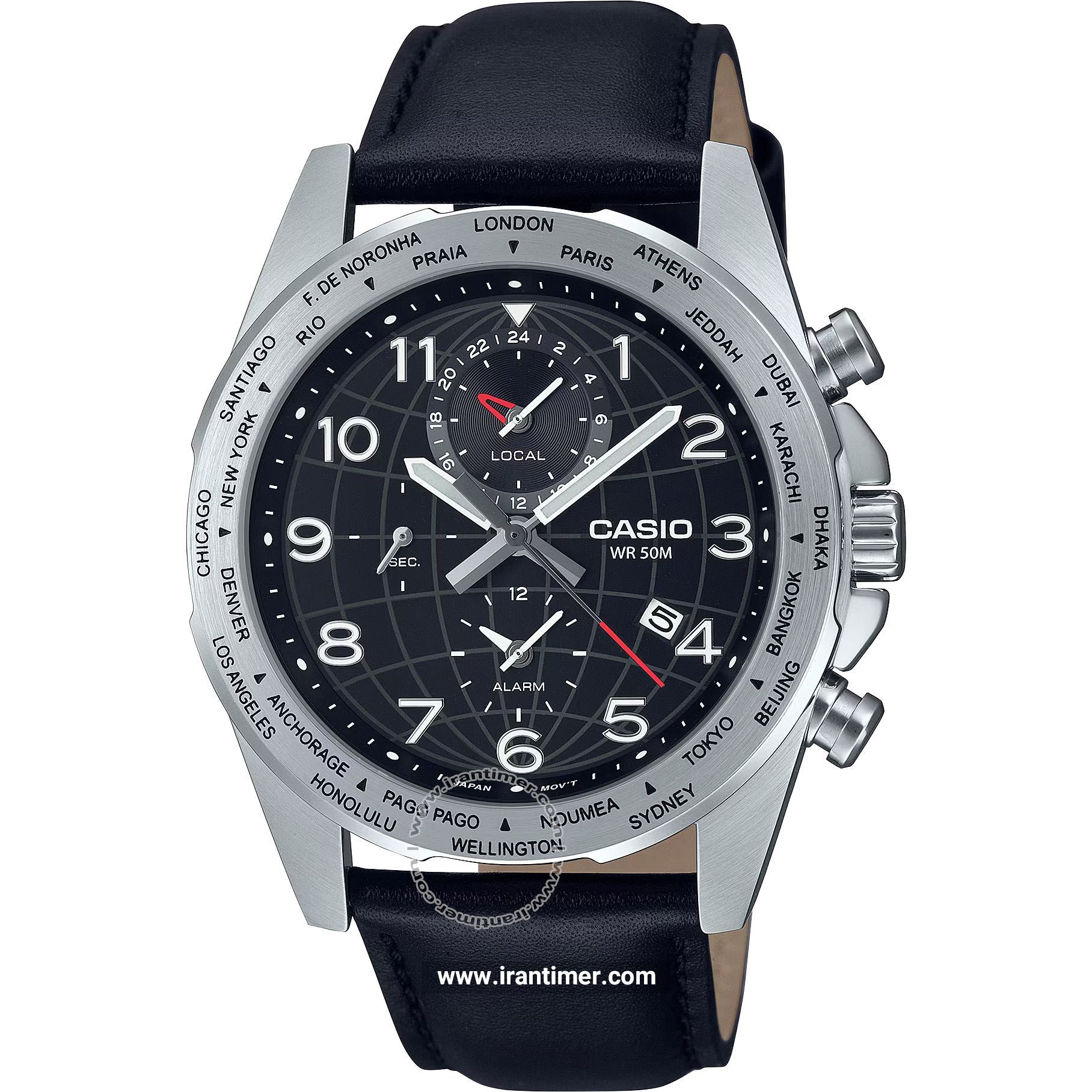 قیمت و خرید ساعت مچی مردانه کاسیو (CASIO) جنرال مدل MTP-W500L-1AVDF کلاسیک | اورجینال و اصلی