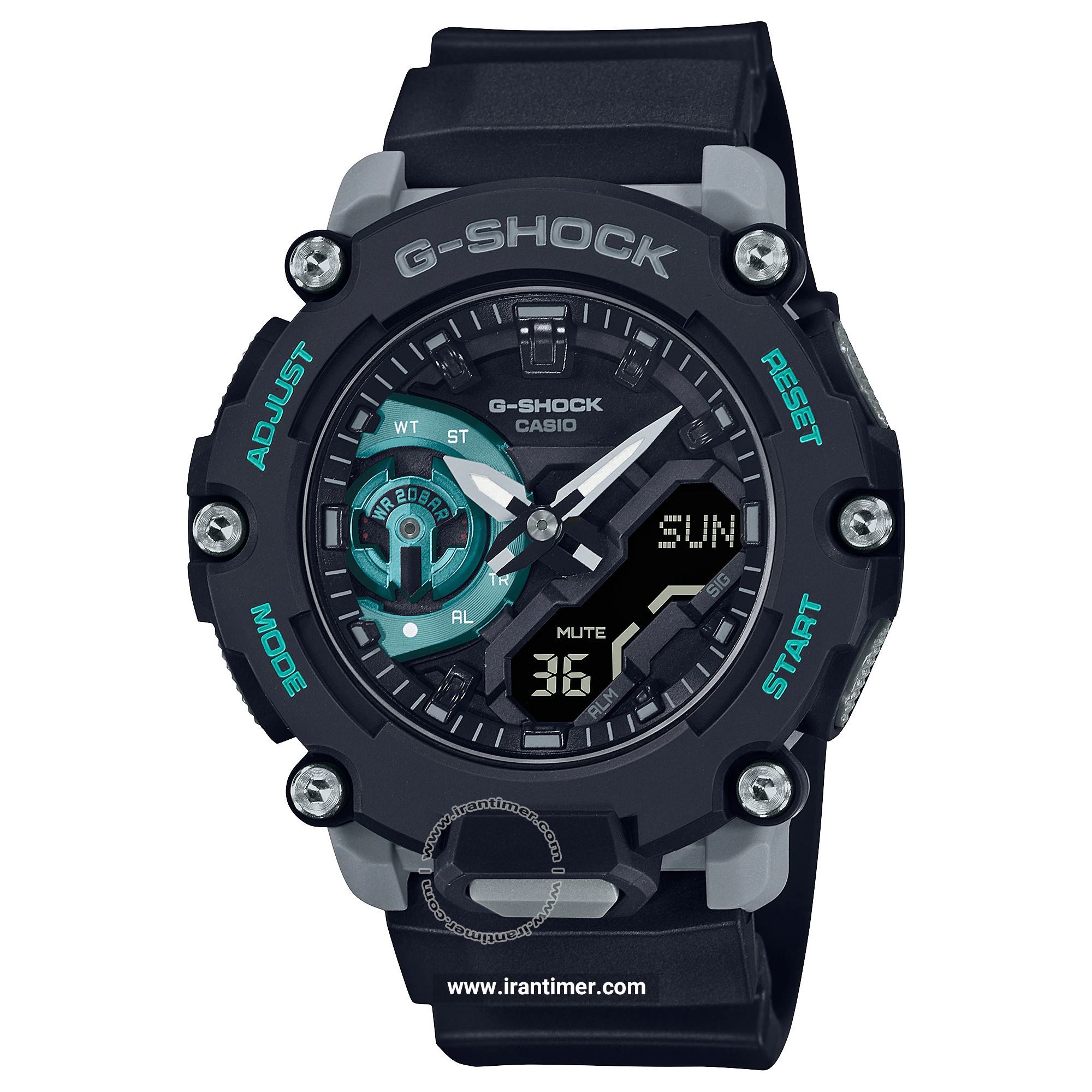 قیمت و خرید ساعت مچی مردانه کاسیو (CASIO) جی شاک مدل GA-2200M-1ADR اسپرت | اورجینال و اصلی