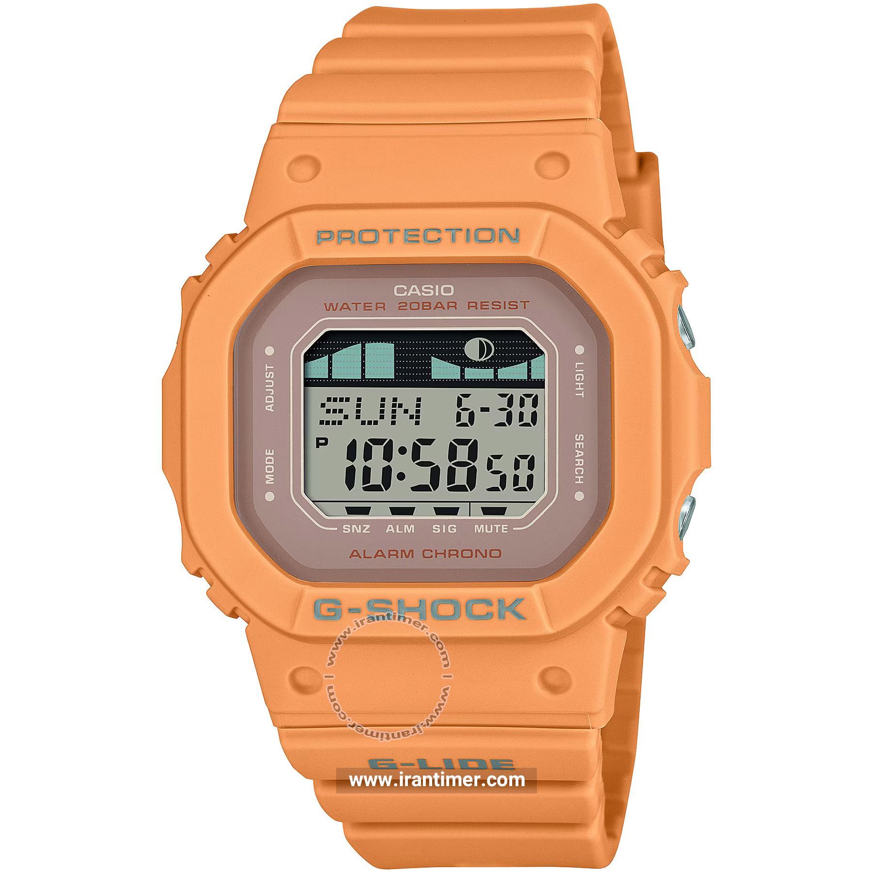 قیمت و خرید ساعت مچی زنانه کاسیو (CASIO) جی شاک مدل GLX-S5600-4DR اسپرت | اورجینال و اصلی