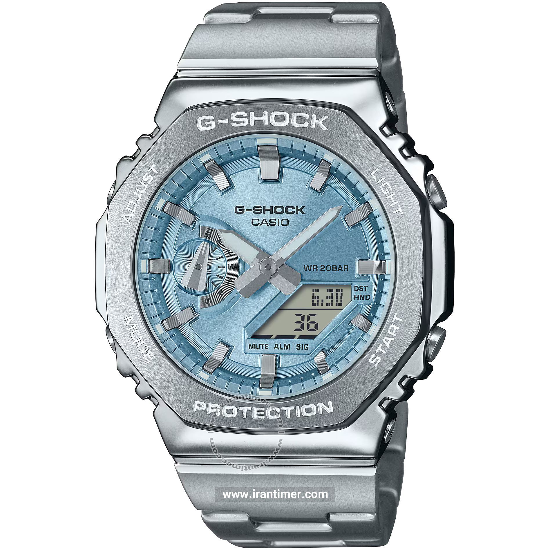 قیمت و خرید ساعت مچی مردانه کاسیو (CASIO) جی شاک مدل GM-2110D-2ADR اسپرت | اورجینال و اصلی
