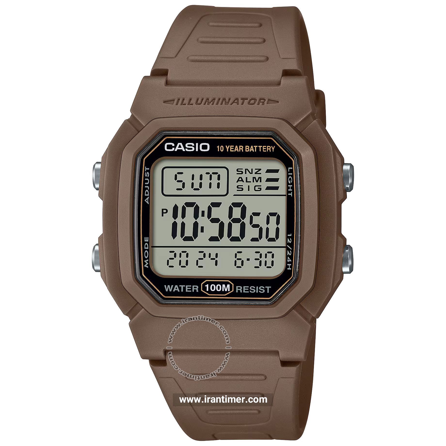قیمت و خرید ساعت مچی مردانه کاسیو (CASIO) جنرال مدل W-800H-5AVDF اسپرت | اورجینال و اصلی