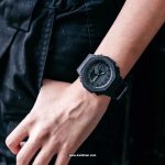 قیمت و خرید ساعت مچی مردانه کاسیو (CASIO) جی شاک مدل GA-2100-1A1DR اسپرت | اورجینال و اصلی - تصویر 2