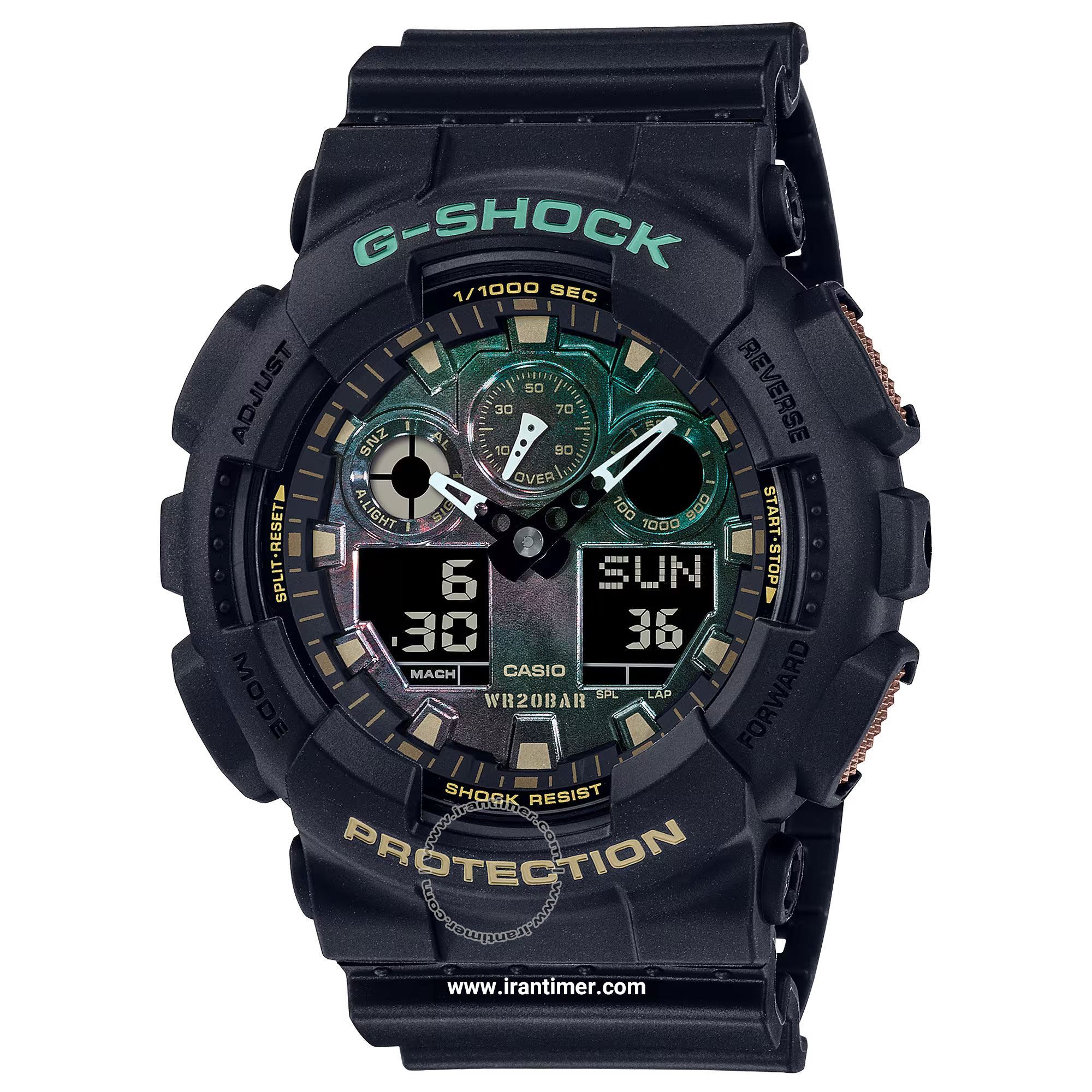 قیمت و خرید ساعت مچی مردانه کاسیو (CASIO) جی شاک مدل GA-100RC-1ADR اسپرت | اورجینال و اصلی