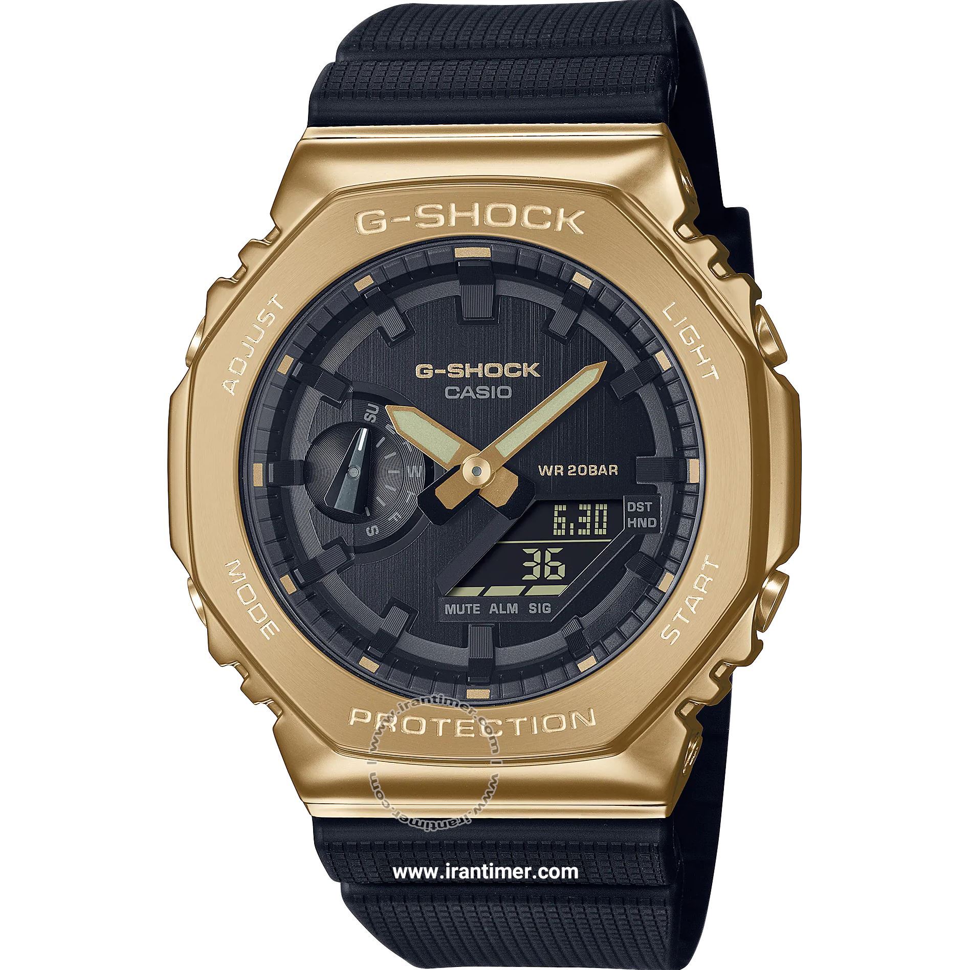 قیمت و خرید ساعت مچی مردانه کاسیو (CASIO) جی شاک مدل GM-2100G-1A9DR اسپرت | اورجینال و اصلی