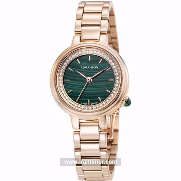قیمت و خرید ساعت مچی زنانه رومانسون(ROMANSON) مدل RM3BF513LLRRED6R-GREEN فشن | اورجینال و اصلی