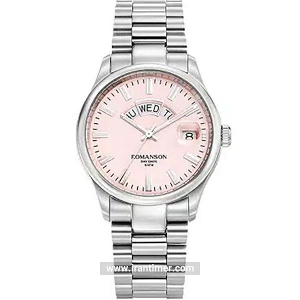 قیمت و خرید ساعت مچی مردانه رومانسون(ROMANSON) مدل TM3BS007FMWWAE2W-PINK کلاسیک | اورجینال و اصلی