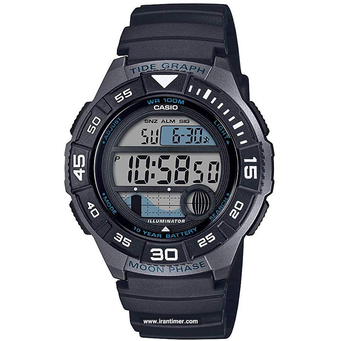 قیمت و خرید ساعت مچی مردانه کاسیو (CASIO) جنرال مدل WS-1100H-1AVDF اسپرت | اورجینال و اصلی