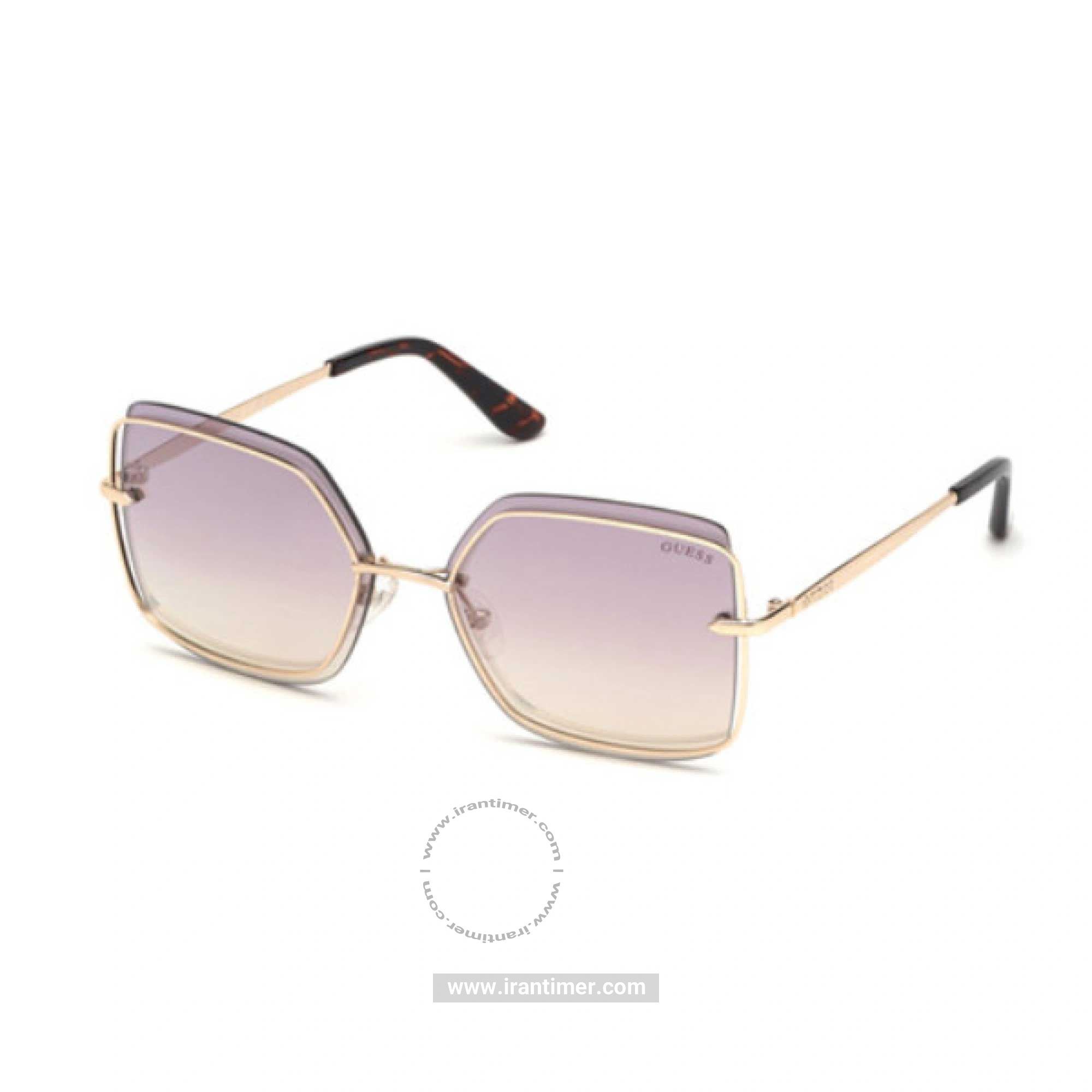 قیمت و خرید عینک آفتابی زنانه کلاسیک (guess) مدل GU 7618 32Z 59 | اورجینال و اصلی