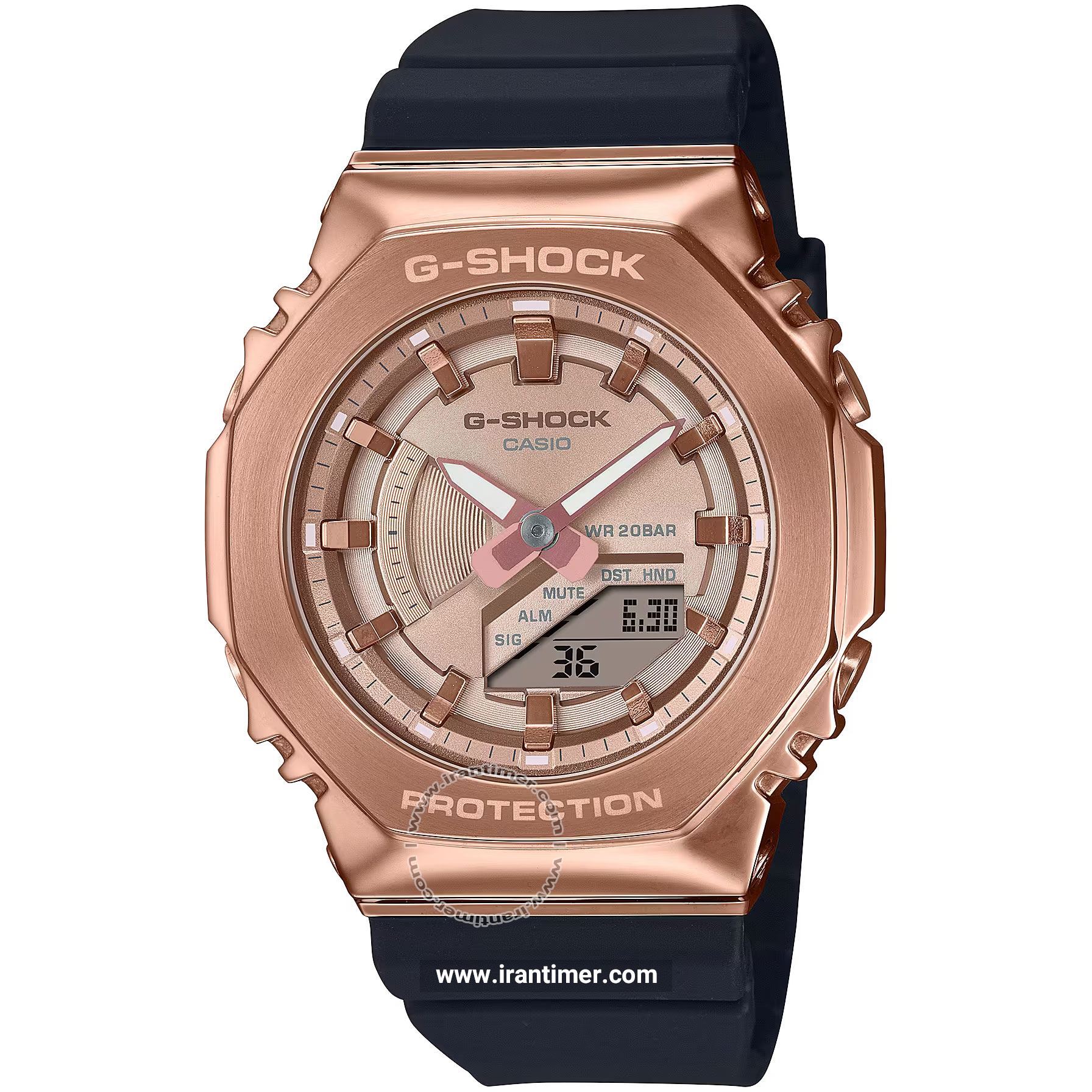 قیمت و خرید ساعت مچی مردانه زنانه کاسیو (CASIO) جی شاک مدل GM-S2100PG-1A4DR اسپرت | اورجینال و اصلی