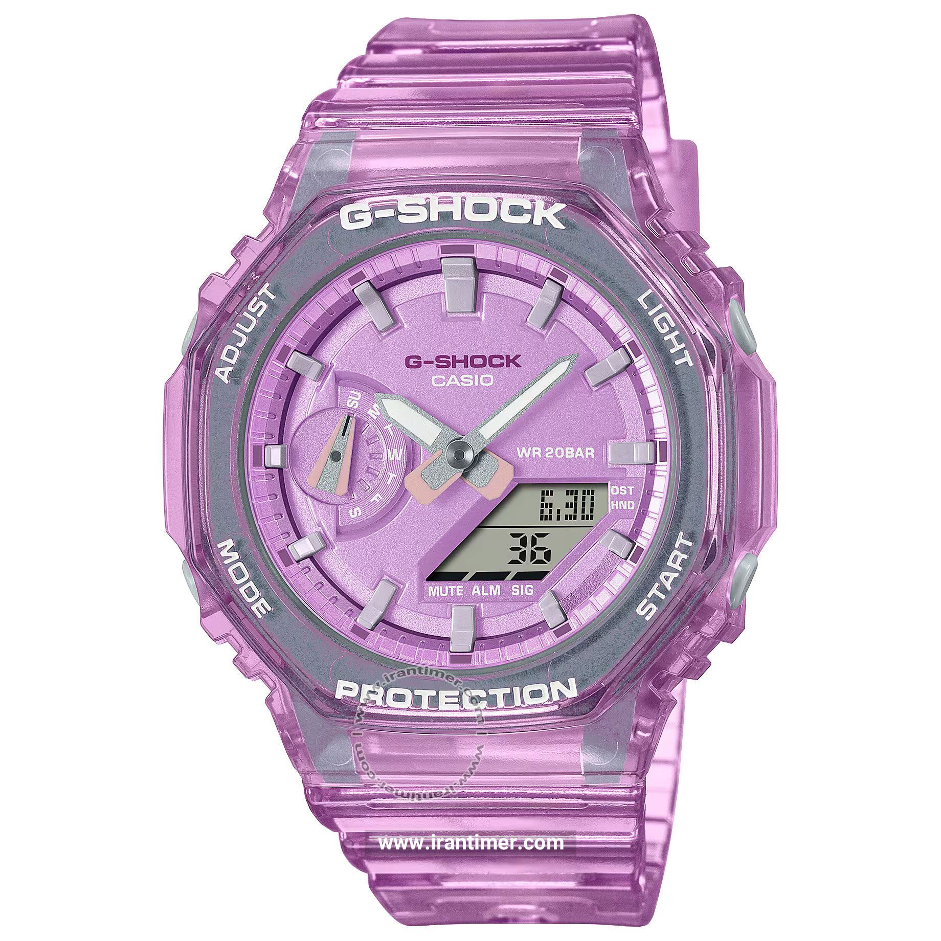 قیمت و خرید ساعت مچی زنانه کاسیو (CASIO) جی شاک مدل GMA-S2100SK-4ADR اسپرت | اورجینال و اصلی