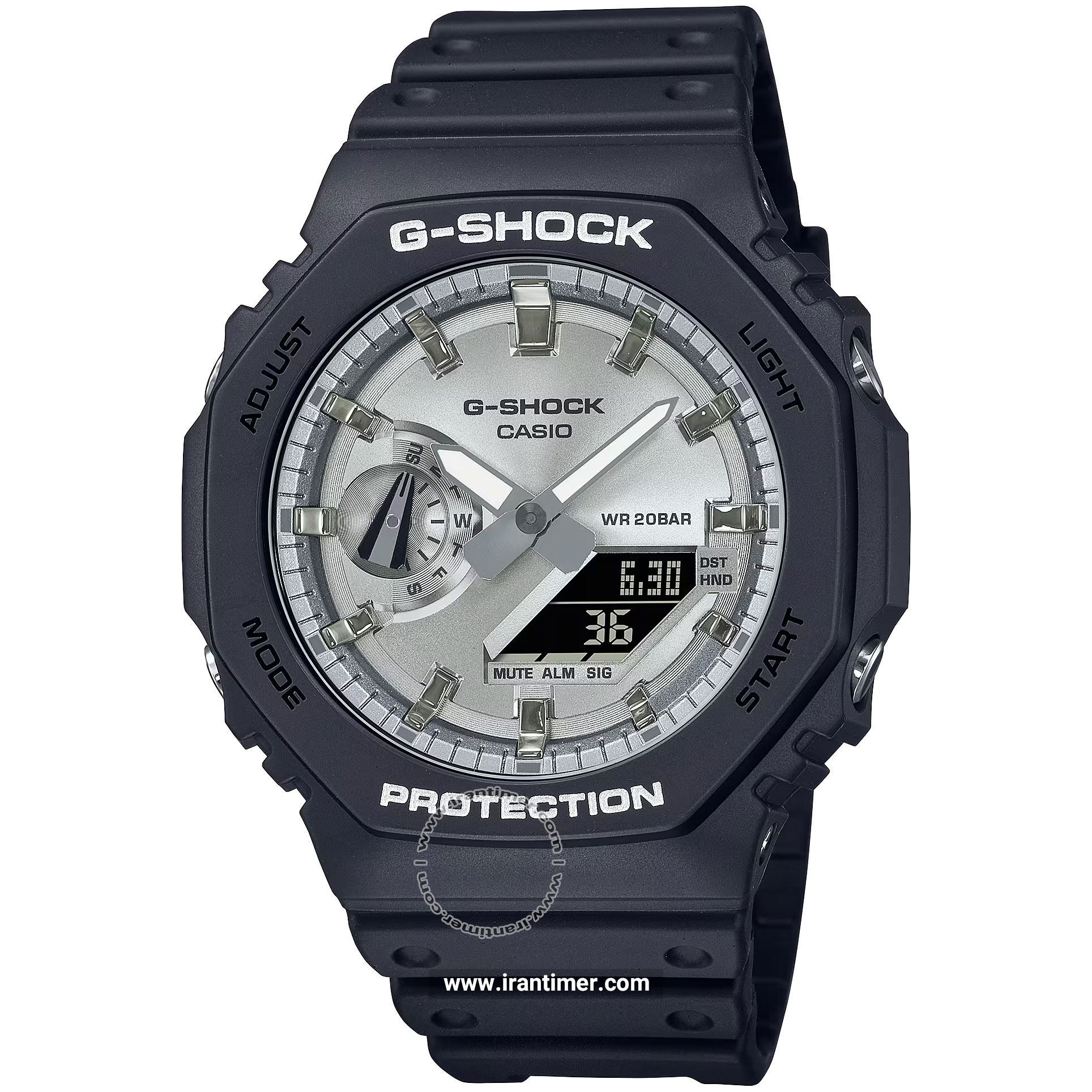 قیمت و خرید ساعت مچی مردانه کاسیو (CASIO) جی شاک مدل GA-2100SB-1ADR اسپرت | اورجینال و اصلی