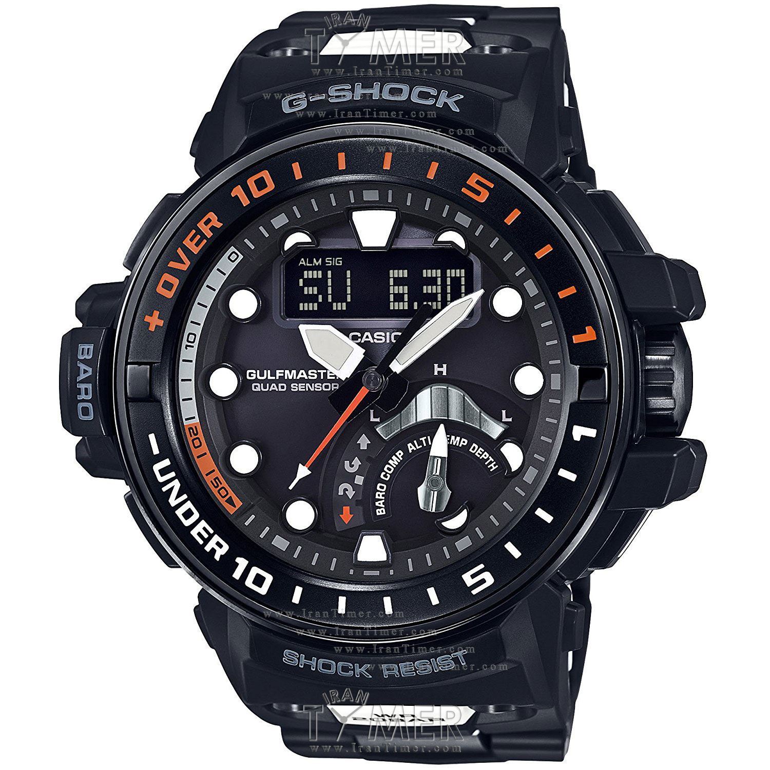 قیمت و خرید ساعت مچی مردانه کاسیو (CASIO) جی شاک مدل GWN-Q1000MC-1ADR اسپرت | اورجینال و اصلی