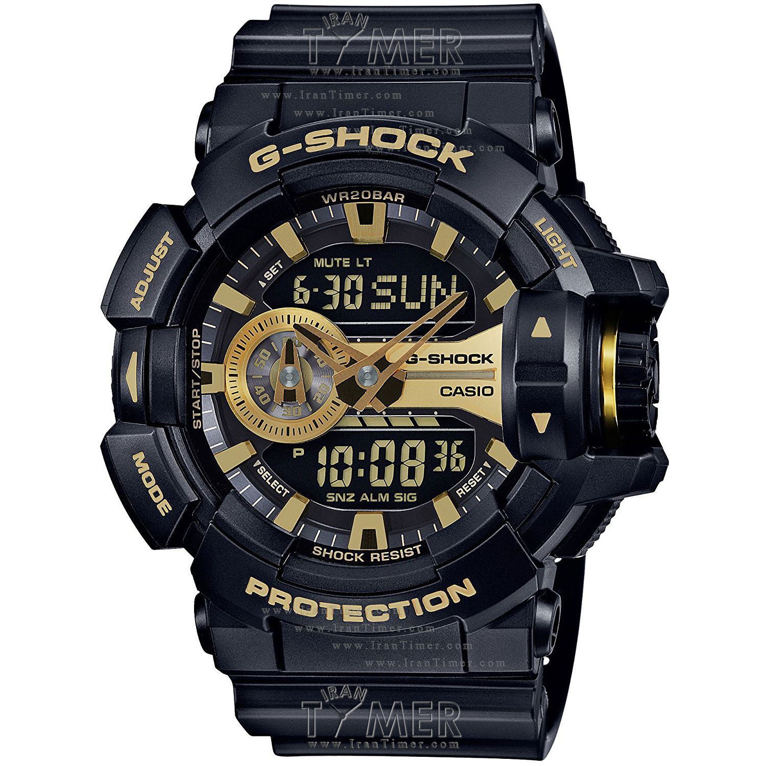 c31ebcd708cb42a6ae56e9d5c8c3c3aa قیمت و خرید ساعت مچی مردانه کاسیو (CASIO) جی شاک مدل GA-400GB-1A9DR اسپرت | اورجینال و اصلی - تصویر 1