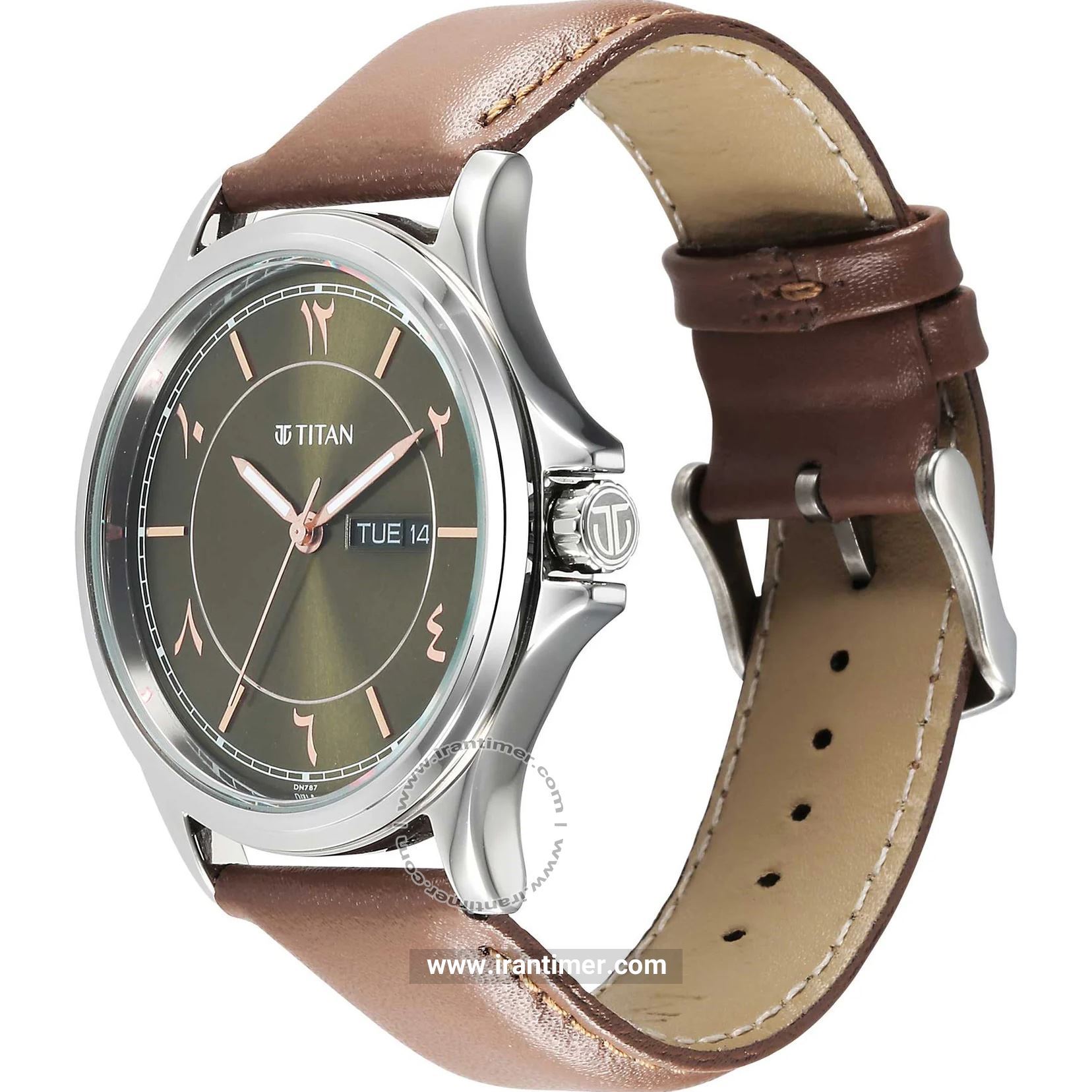 قیمت و خرید ساعت مچی مردانه تایتِن(TITAN) مدل T1870SL08 کلاسیک | اورجینال و اصلی