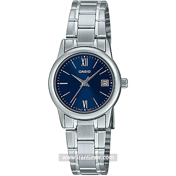 قیمت و خرید ساعت مچی زنانه کاسیو (CASIO) جنرال مدل LTP-V002D-2B3UDF کلاسیک | اورجینال و اصلی