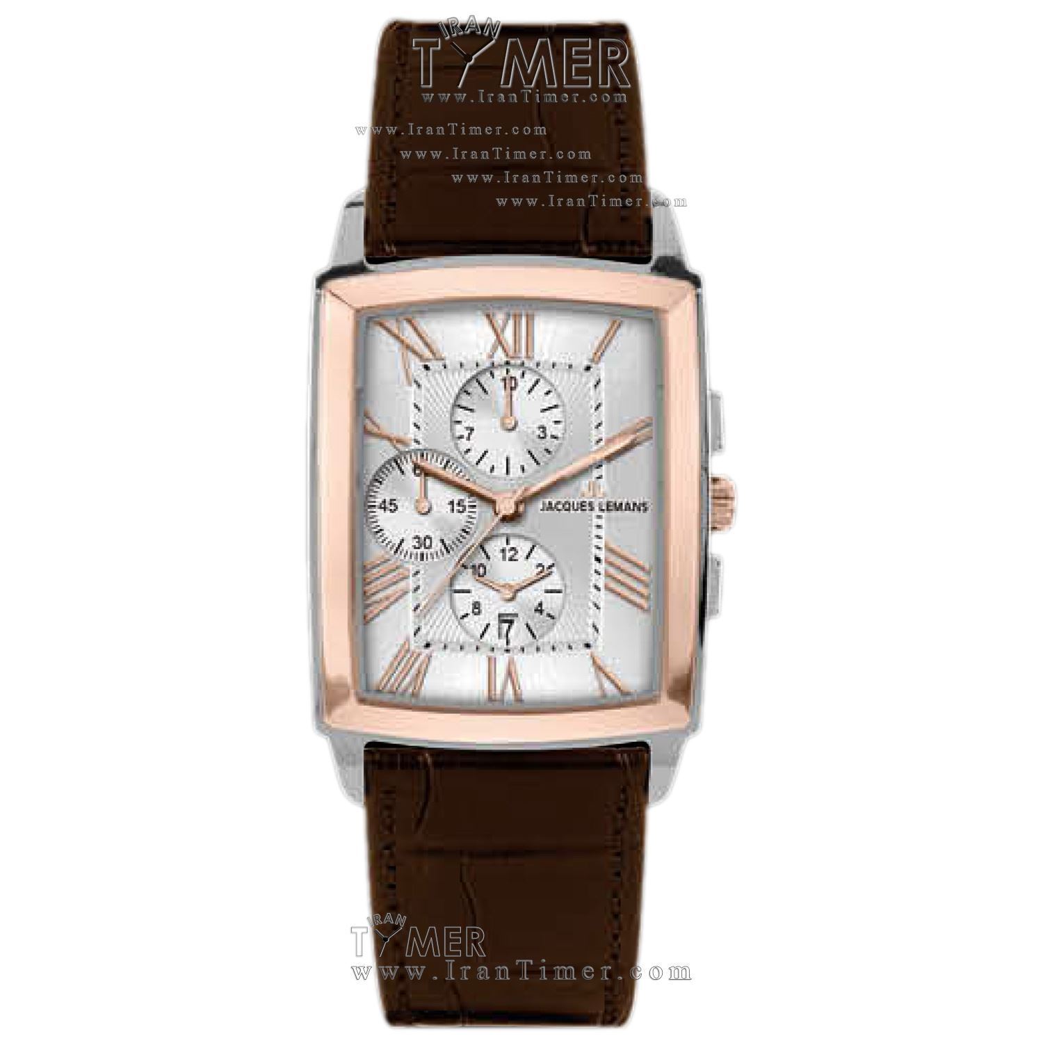 قیمت و خرید ساعت مچی مردانه ژاک لمن(JACQUES LEMANS) مدل 1-1609D کلاسیک | اورجینال و اصلی