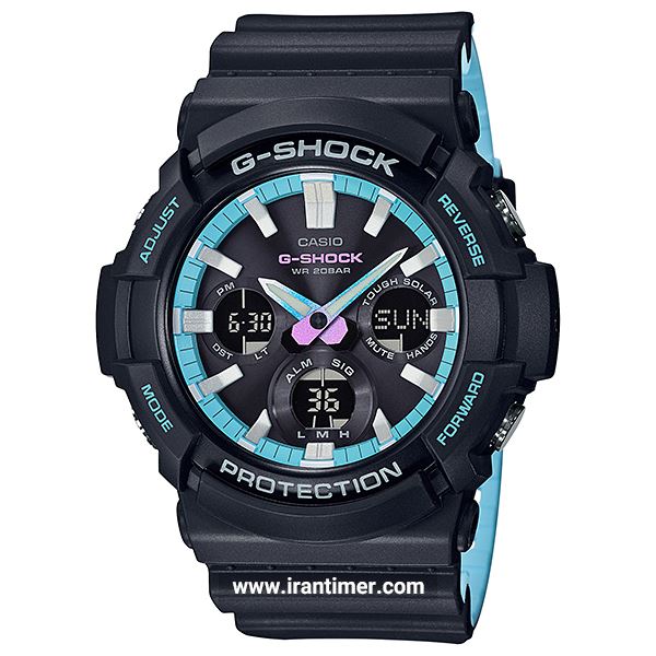 قیمت و خرید ساعت مچی مردانه کاسیو (CASIO) جی شاک مدل GAS-100PC-1ADR اسپرت | اورجینال و اصلی