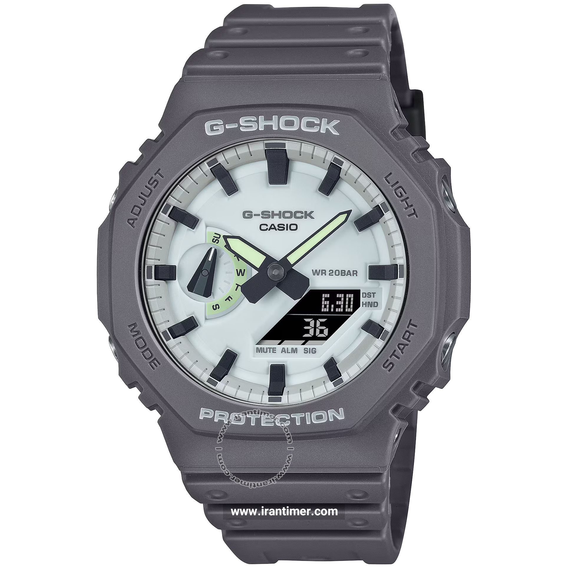 قیمت و خرید ساعت مچی مردانه کاسیو (CASIO) جی شاک مدل GA-2100HD-8ADR اسپرت | اورجینال و اصلی