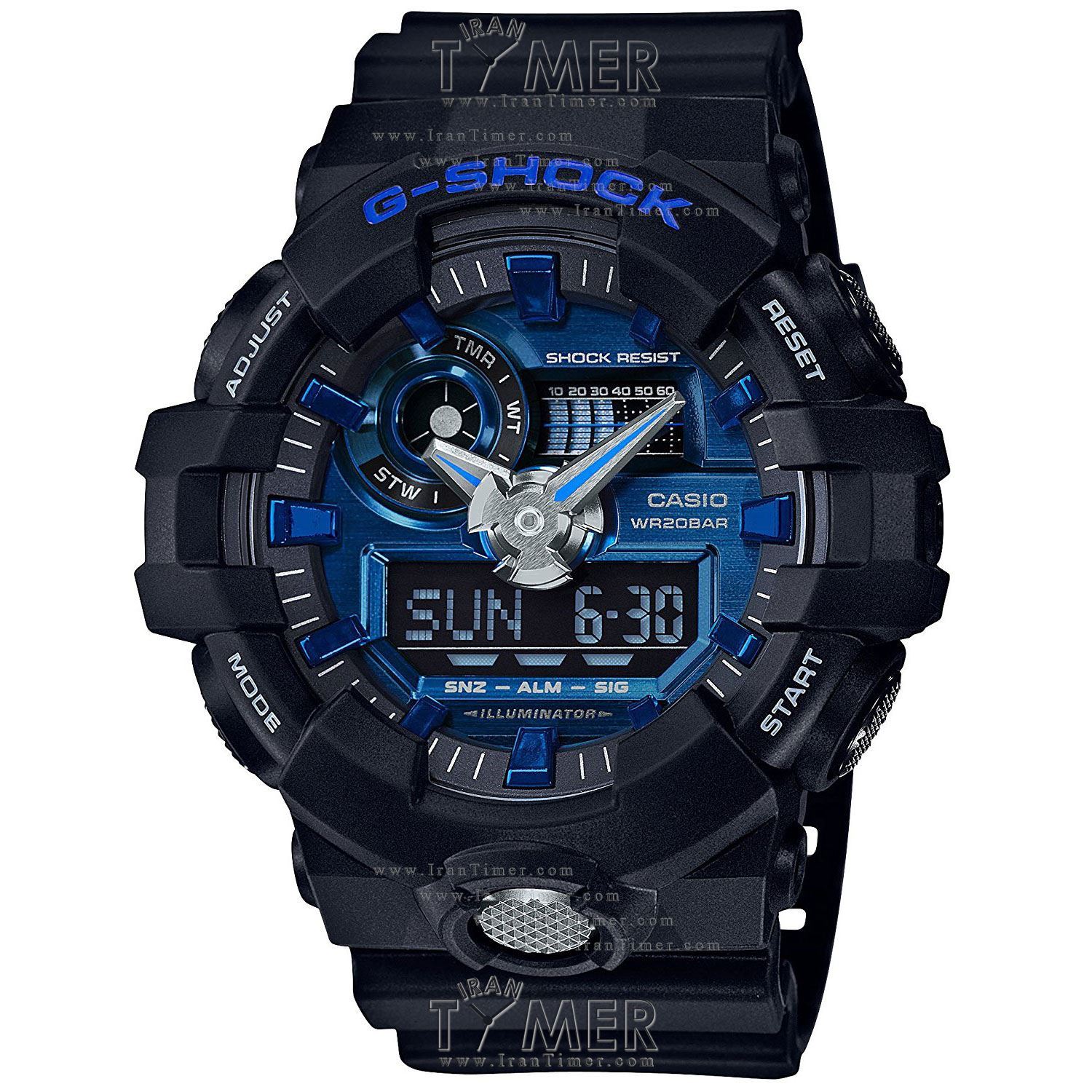 cc76ae2d4784411090639461328817ec قیمت و خرید ساعت مچی مردانه کاسیو (CASIO) جی شاک مدل GA-710-1A2DR اسپرت | اورجینال و اصلی - تصویر 1