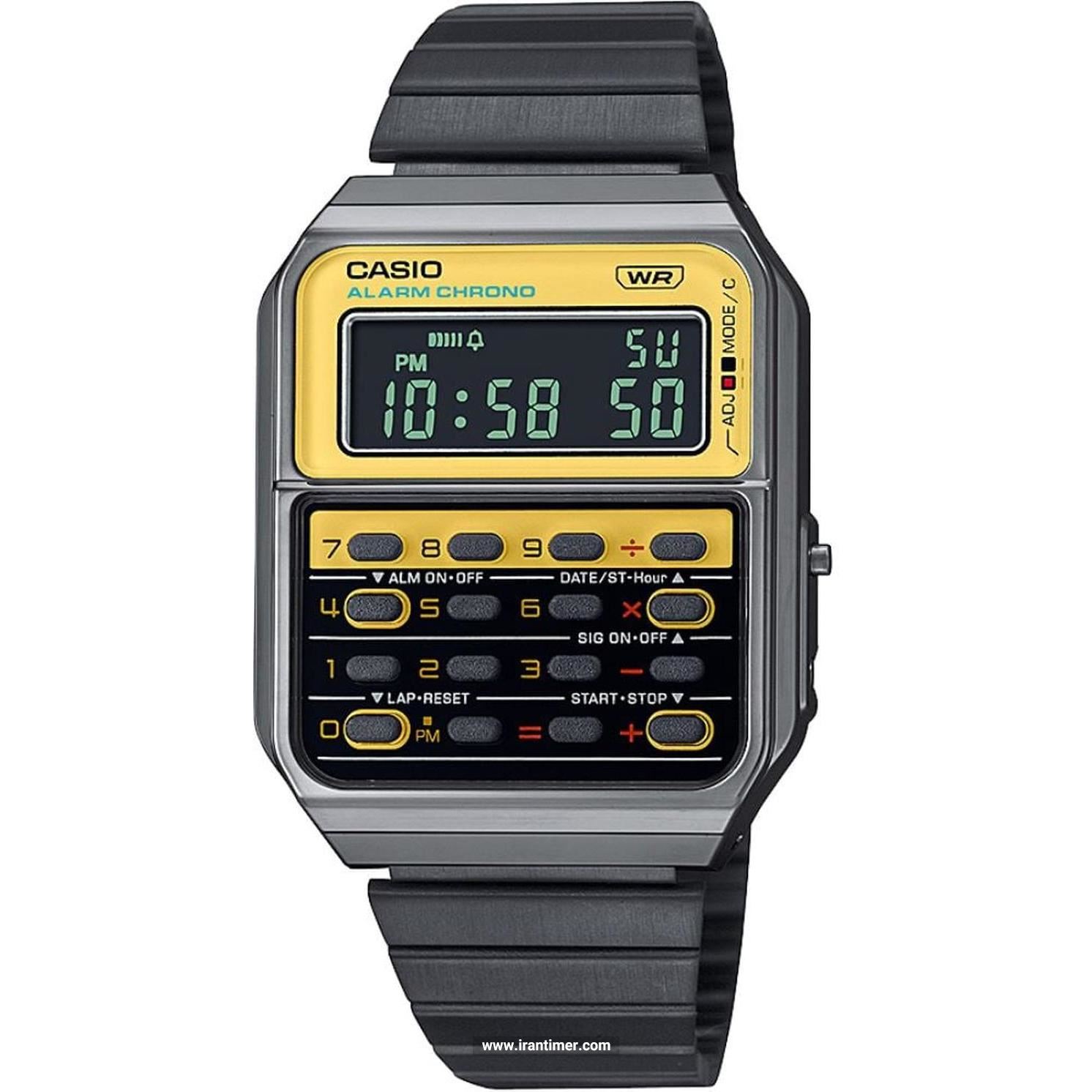 قیمت و خرید ساعت مچی مردانه زنانه کاسیو (CASIO) جنرال مدل CA-500WEGG-9BDF اسپرت | اورجینال و اصلی