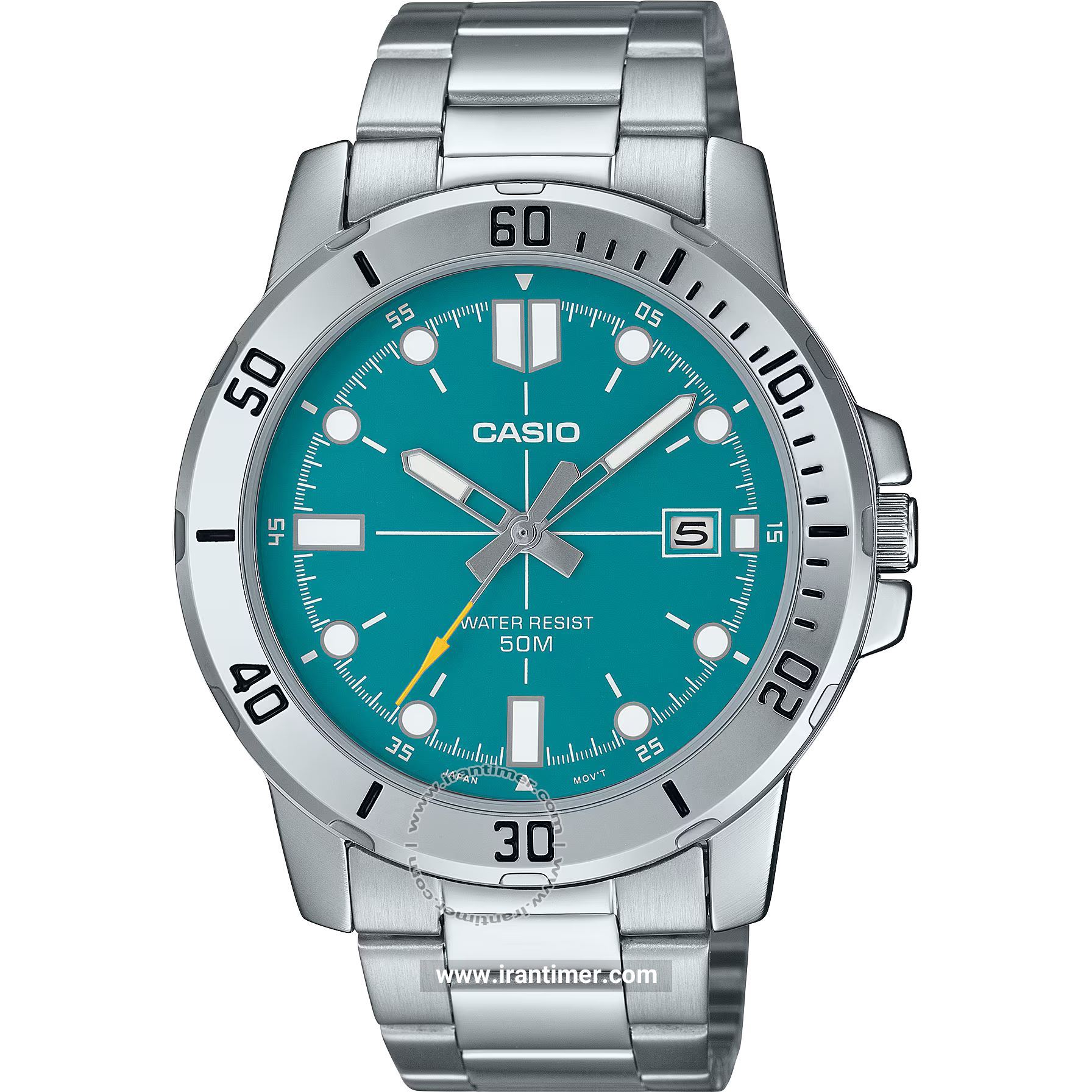 قیمت و خرید ساعت مچی مردانه کاسیو (CASIO) جنرال مدل MTP-VD01D-3E2VUDF کلاسیک | اورجینال و اصلی