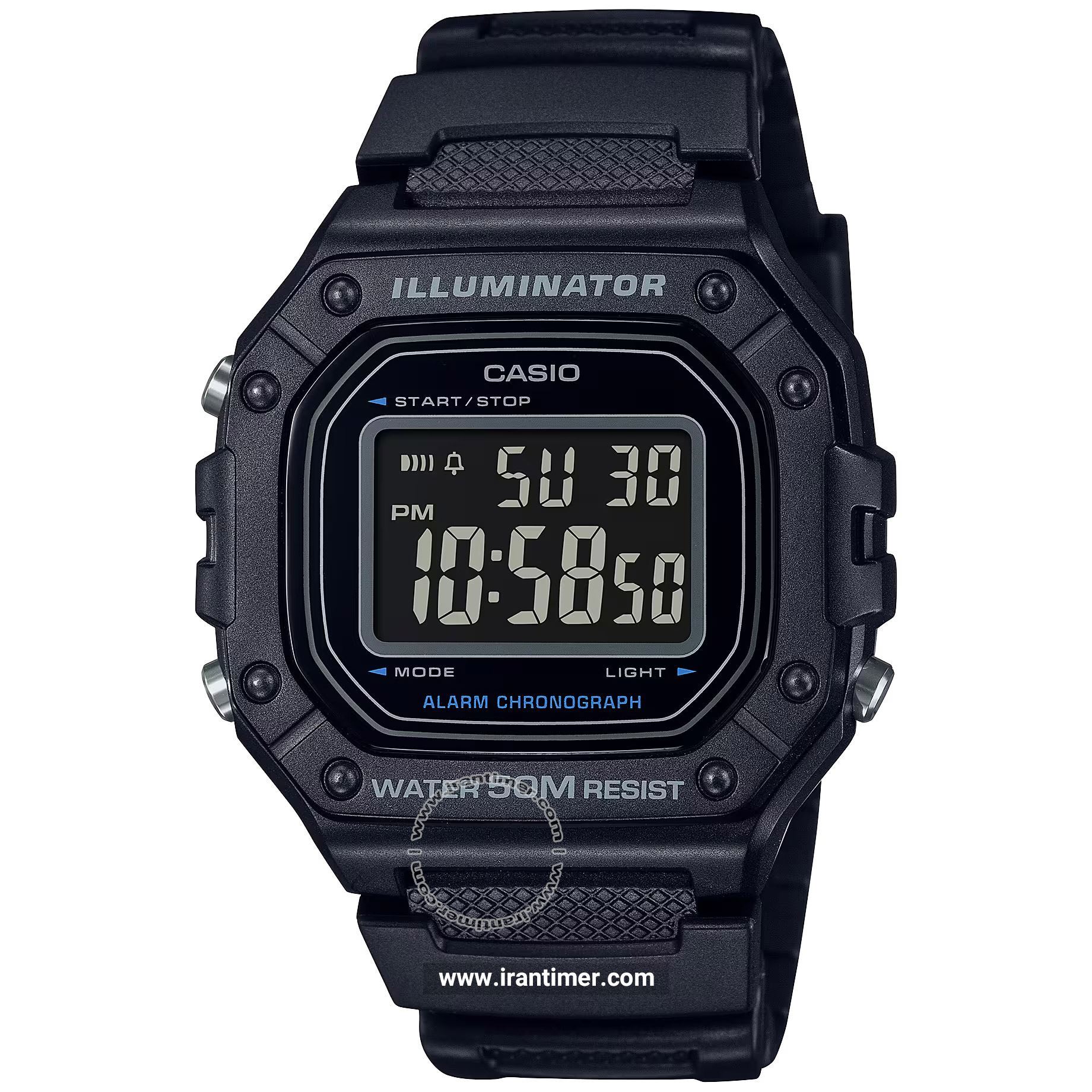 قیمت و خرید ساعت مچی مردانه کاسیو (CASIO) جنرال مدل W-218H-1BVDF اسپرت | اورجینال و اصلی