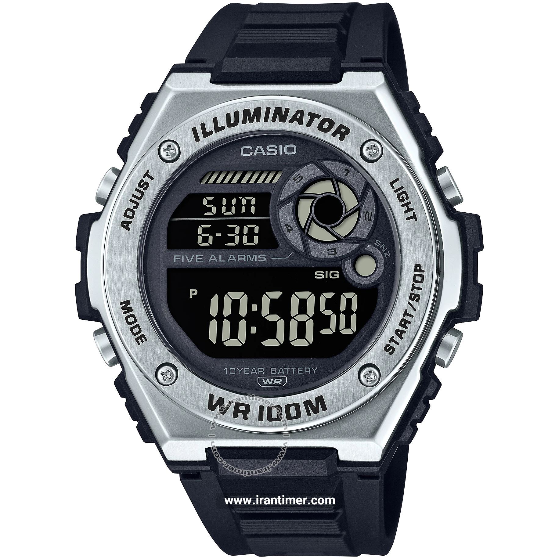 قیمت و خرید ساعت مچی مردانه کاسیو (CASIO) جنرال مدل MWD-100H-1BVDF اسپرت | اورجینال و اصلی