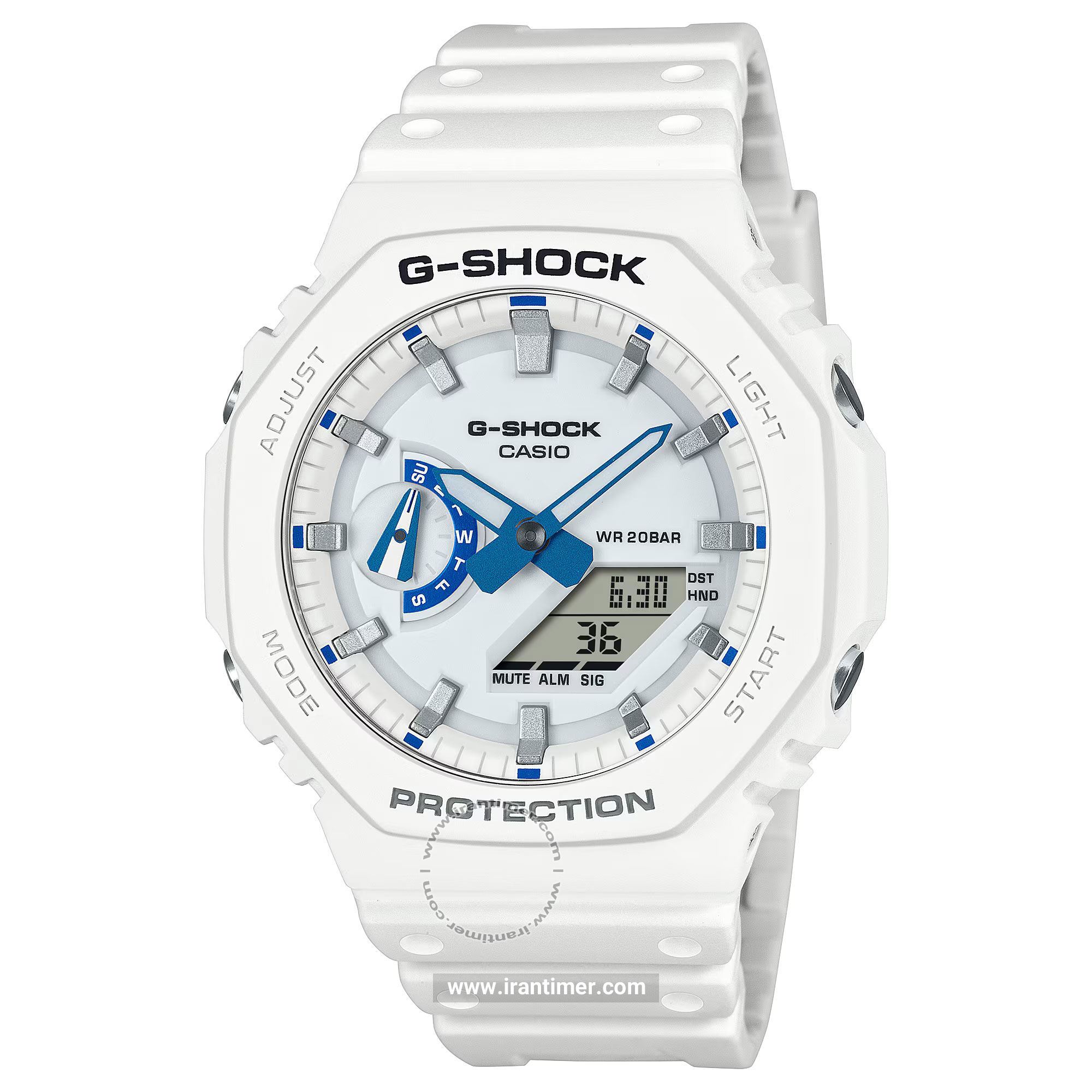 قیمت و خرید ساعت مچی مردانه کاسیو (CASIO) جی شاک مدل GA-2100HDS-7ADR اسپرت | اورجینال و اصلی