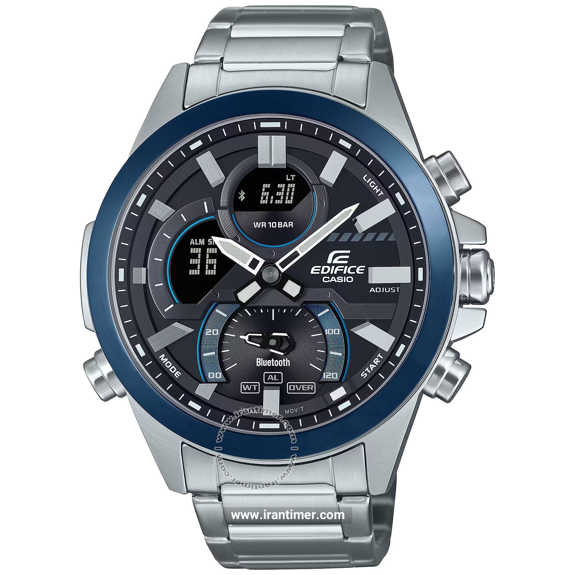 قیمت و خرید ساعت مچی مردانه کاسیو (CASIO) ادیفس(ادیفایس) مدل ECB-30DB-1ADF اسپرت | اورجینال و اصلی
