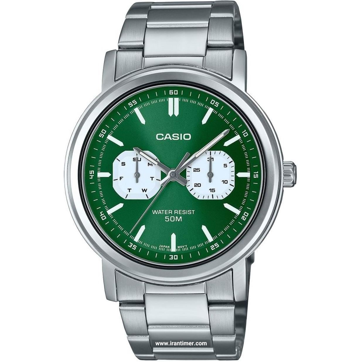 قیمت و خرید ساعت مچی مردانه کاسیو (CASIO) جنرال مدل MTP-E335D-3EVDF کلاسیک | اورجینال و اصلی
