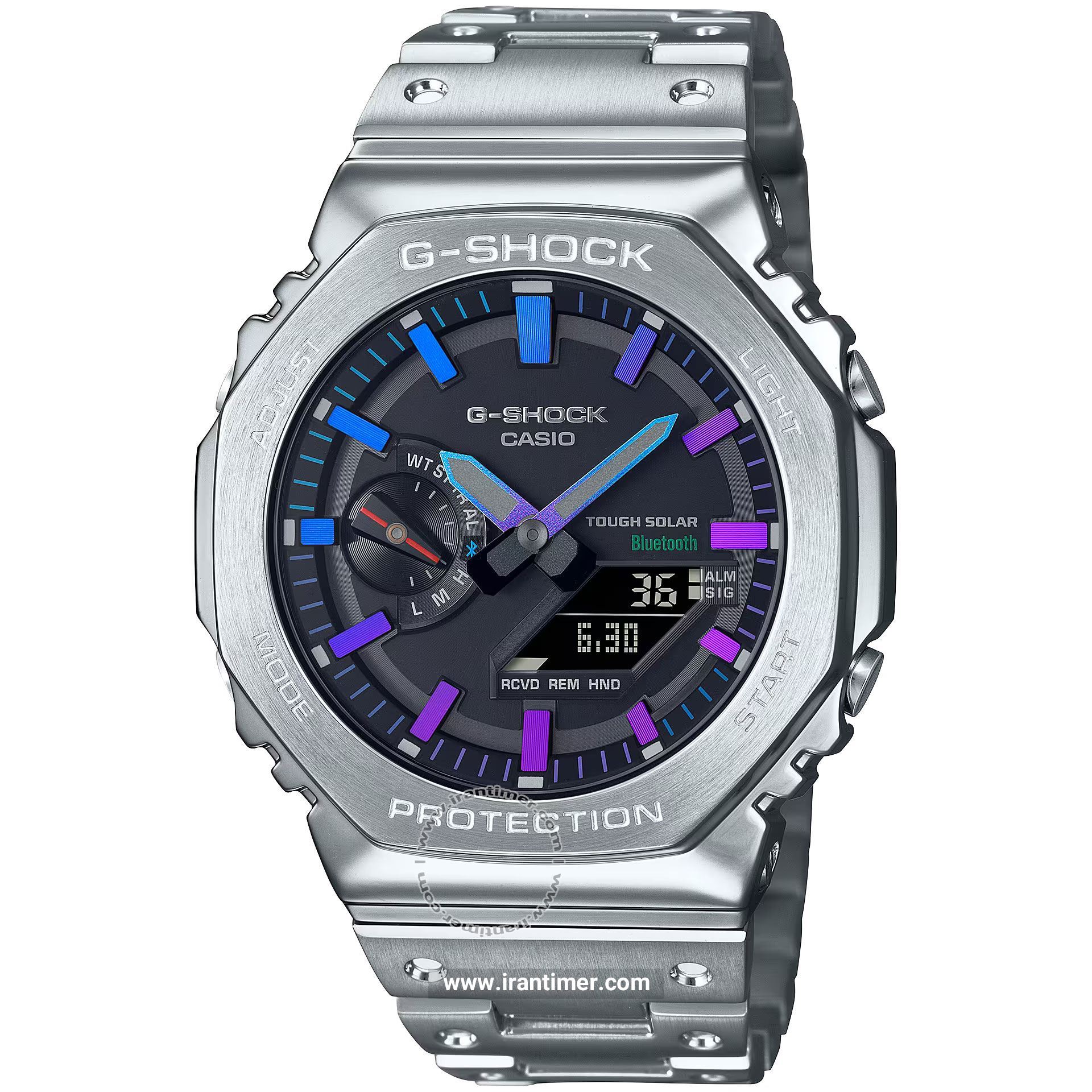قیمت و خرید ساعت مچی مردانه کاسیو (CASIO) جی شاک مدل GM-B2100PC-1ADR اسپرت | اورجینال و اصلی