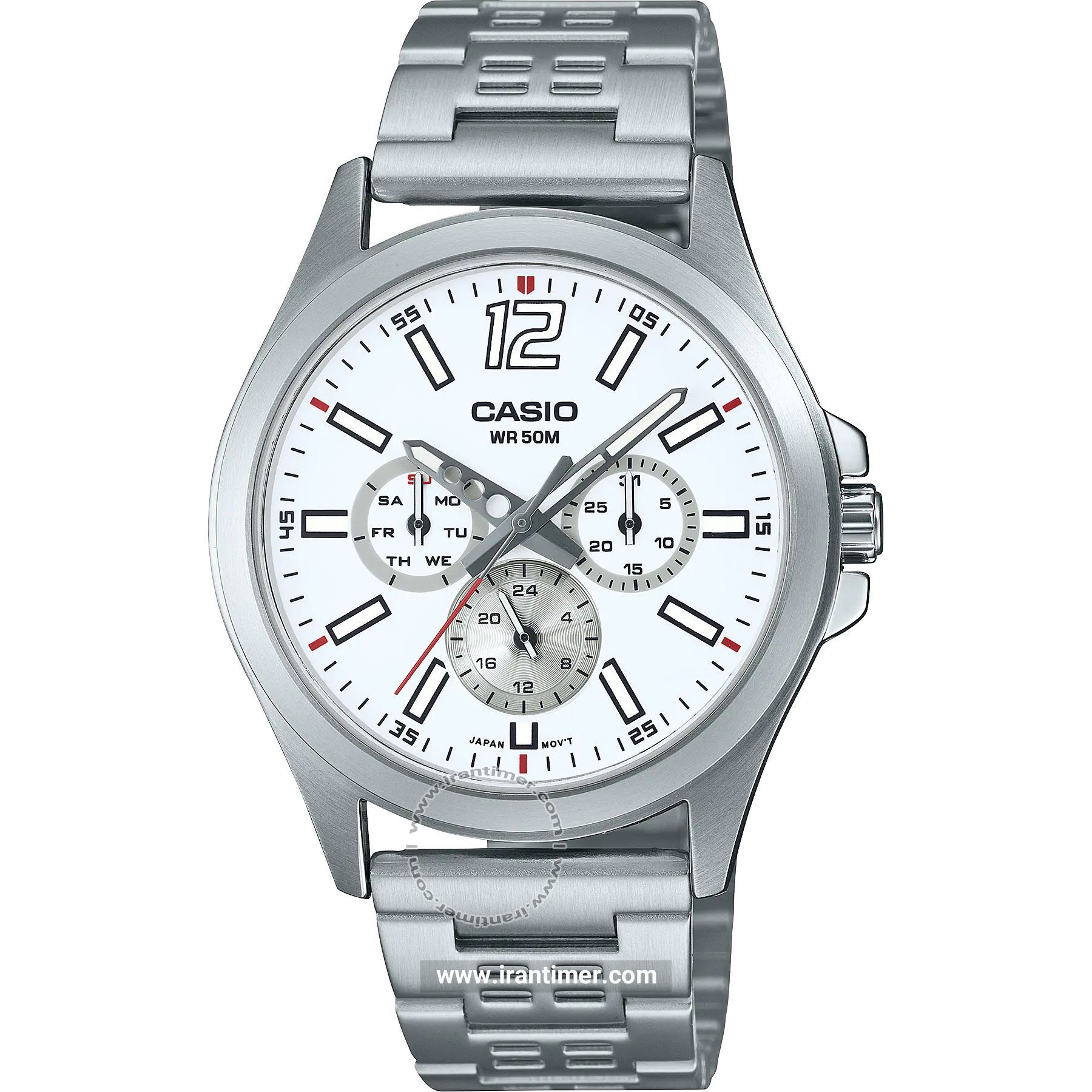 قیمت و خرید ساعت مچی مردانه کاسیو (CASIO) جنرال مدل MTP-E350D-7BVDF کلاسیک | اورجینال و اصلی