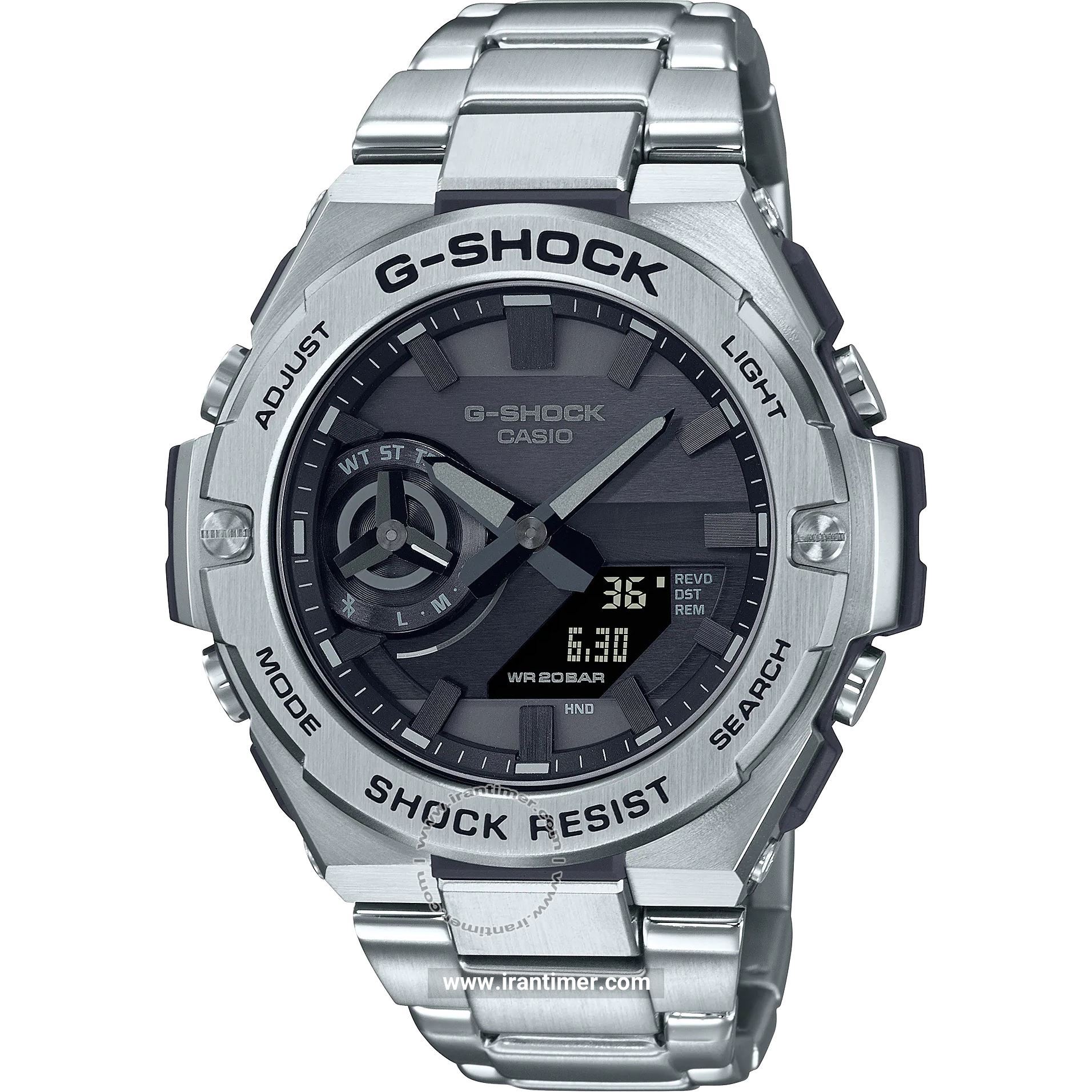 قیمت و خرید ساعت مچی مردانه کاسیو (CASIO) جی شاک مدل GST-B500D-1A1DR کلاسیک | اورجینال و اصلی