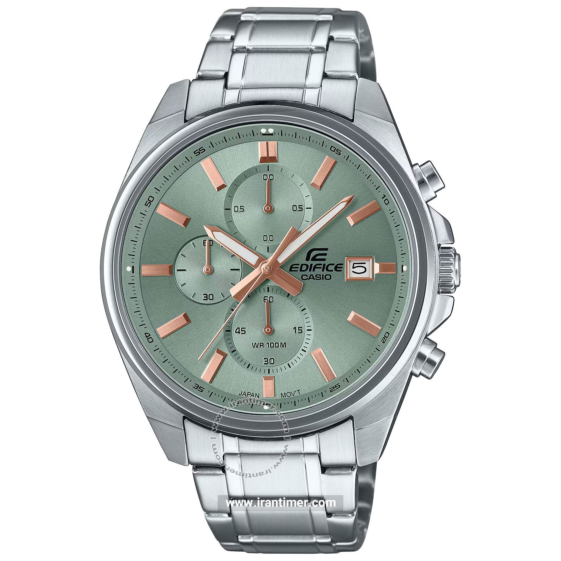 d814315e029f471d91f42498807238ba قیمت و خرید ساعت مچی مردانه کاسیو (CASIO) ادیفس(ادیفایس) مدل EFV-610DE-3AUDF کلاسیک | اورجینال و اصلی - تصویر 1