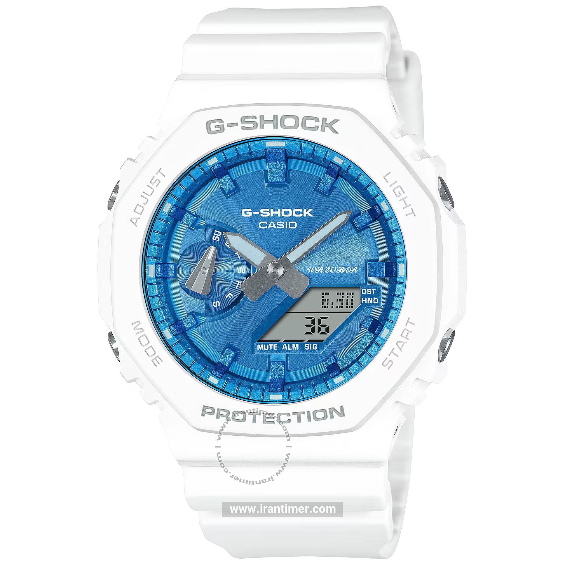 قیمت و خرید ساعت مچی مردانه کاسیو (CASIO) جی شاک مدل GA-2100WS-7ADR اسپرت | اورجینال و اصلی