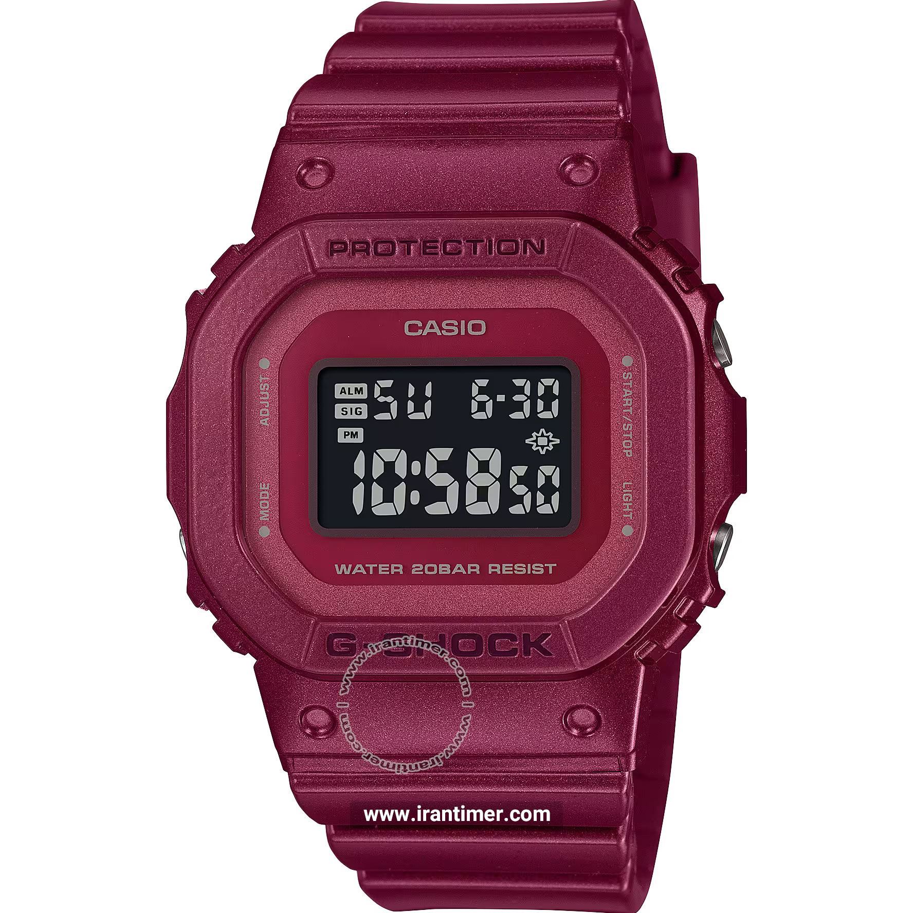 قیمت و خرید ساعت مچی زنانه کاسیو (CASIO) جی شاک مدل GMD-S5600RB-4DR اسپرت | اورجینال و اصلی
