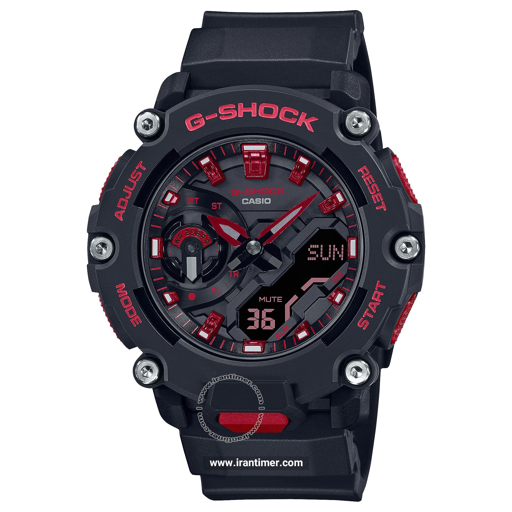 قیمت و خرید ساعت مچی مردانه کاسیو (CASIO) جی شاک مدل GA-2200BNR-1ADR اسپرت | اورجینال و اصلی