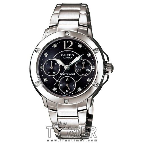 قیمت و خرید ساعت مچی زنانه کاسیو (CASIO) شین مدل SHE-3022SBD-1ADF کلاسیک فشن | اورجینال و اصلی