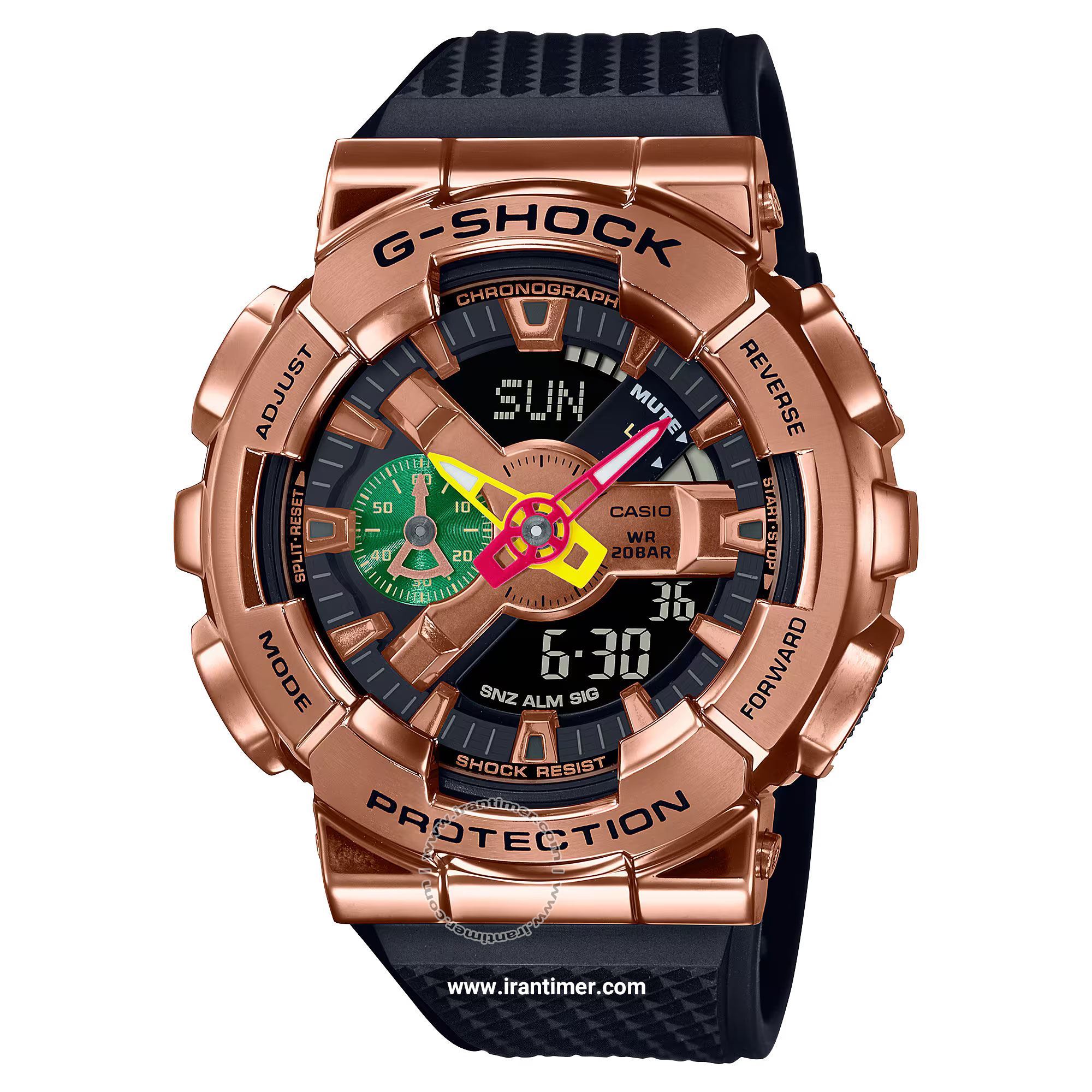 قیمت و خرید ساعت مچی مردانه کاسیو (CASIO) جی شاک مدل GM-110RH-1AJR اسپرت | اورجینال و اصلی