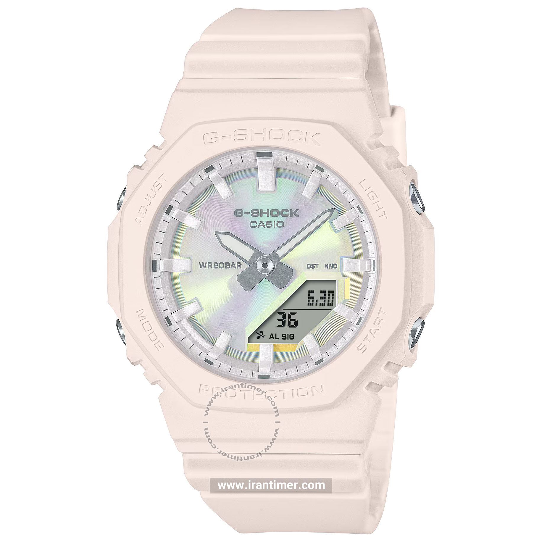 قیمت و خرید ساعت مچی زنانه کاسیو (CASIO) جی شاک مدل GMA-P2100PC-4ADR اسپرت | اورجینال و اصلی