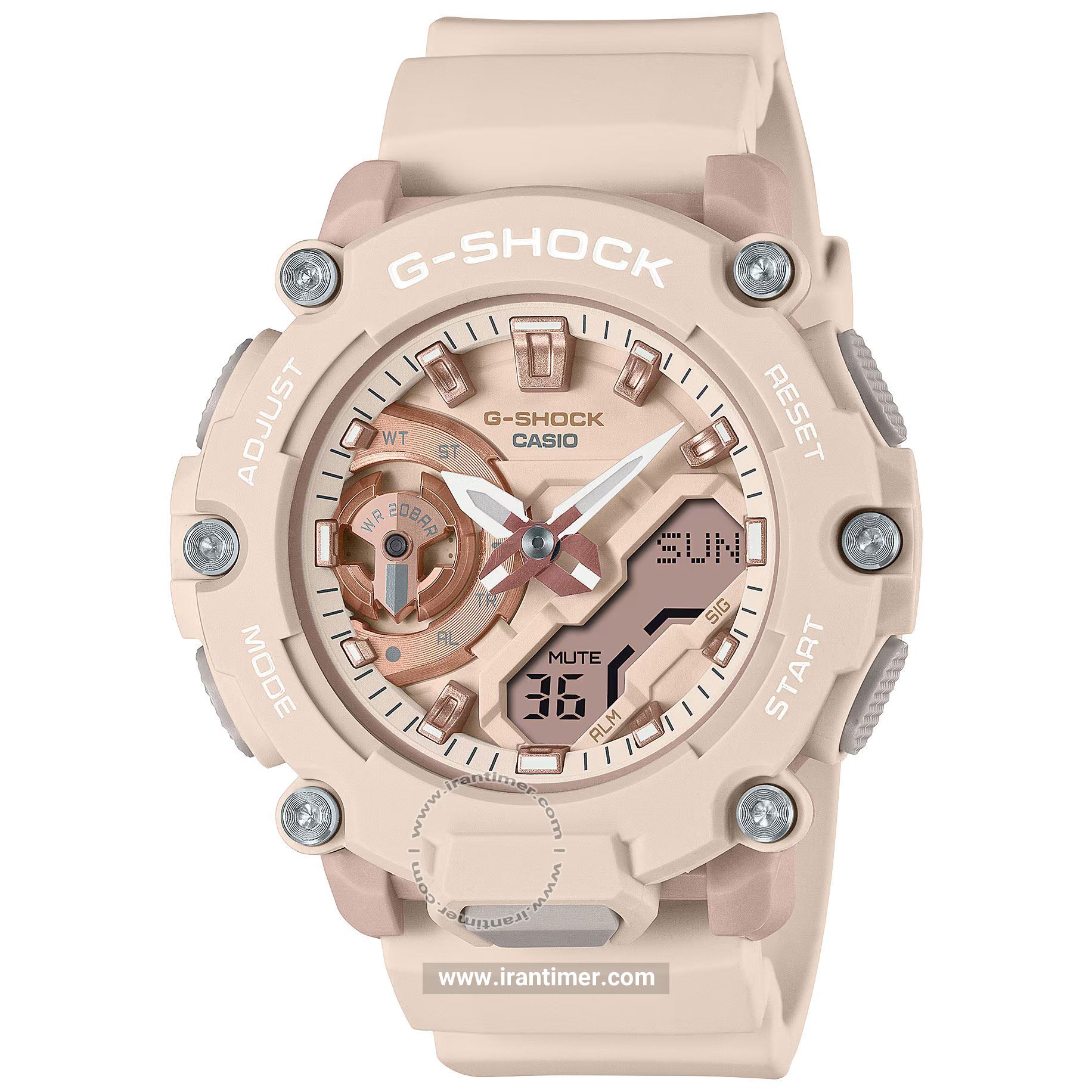 قیمت و خرید ساعت مچی زنانه کاسیو (CASIO) جی شاک مدل GMA-S2200M-4ADR اسپرت | اورجینال و اصلی
