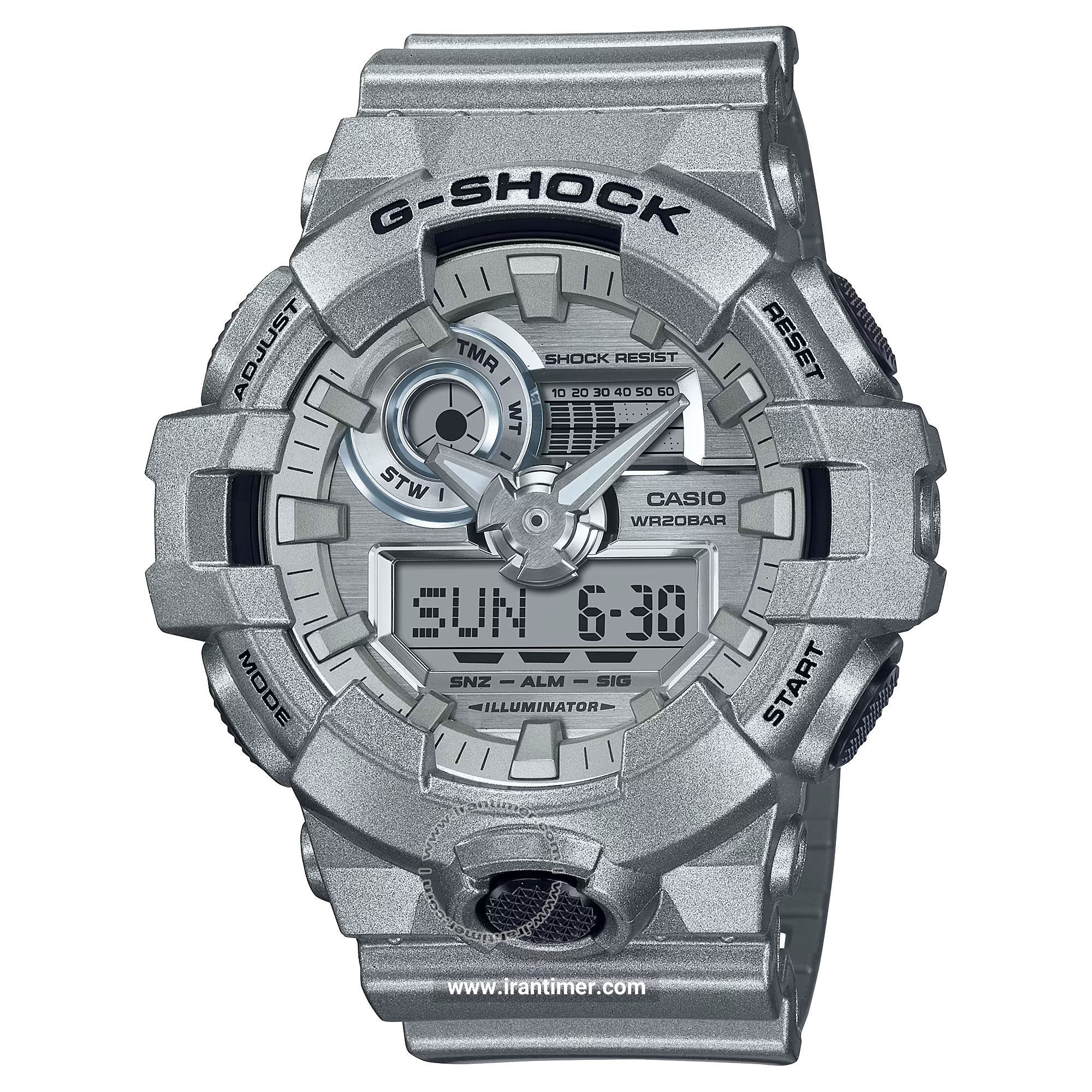 قیمت و خرید ساعت مچی مردانه کاسیو (CASIO) جی شاک مدل GA-700FF-8ADR اسپرت | اورجینال و اصلی
