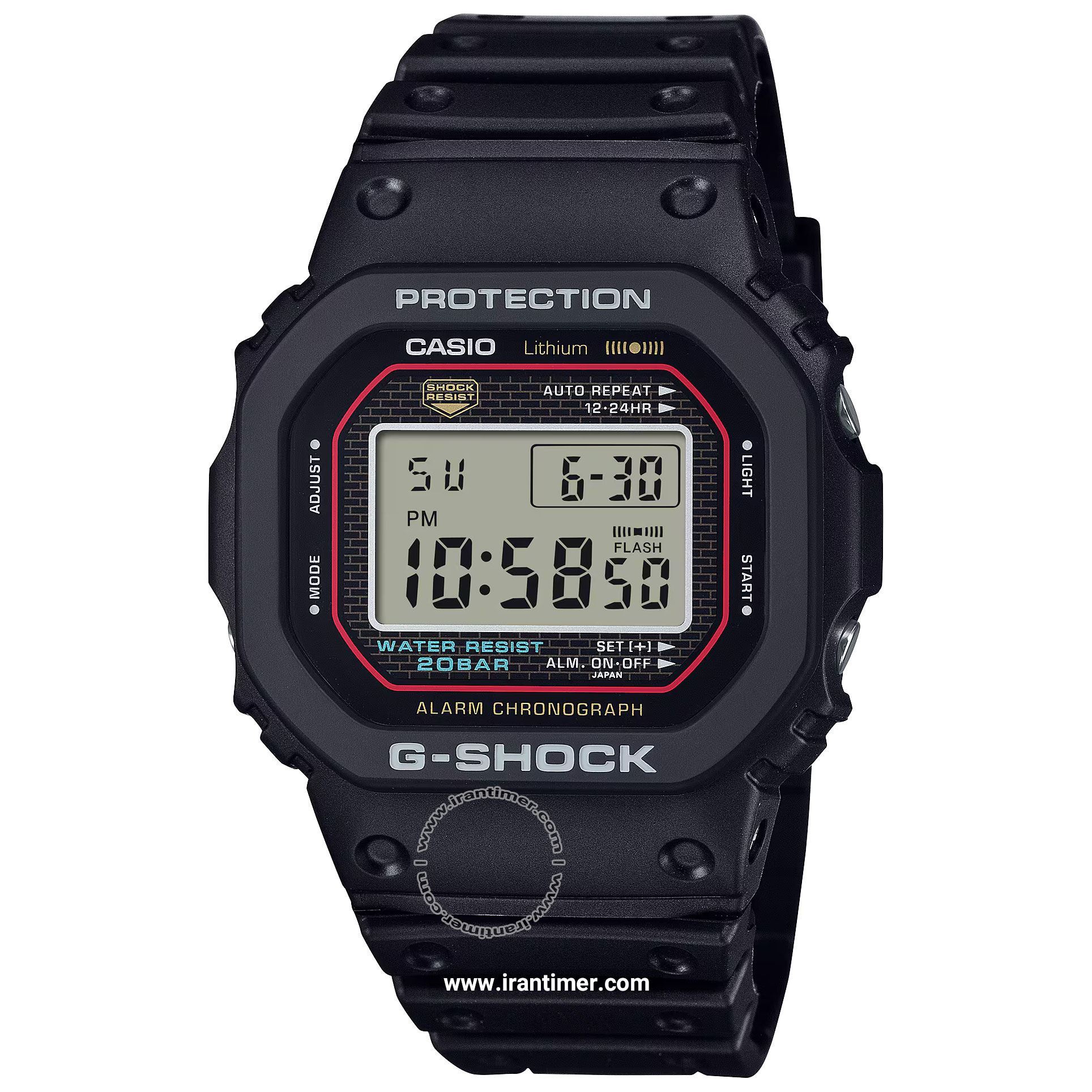 قیمت و خرید ساعت مچی مردانه کاسیو (CASIO) جی شاک مدل DW-5000R-1ADR اسپرت | اورجینال و اصلی